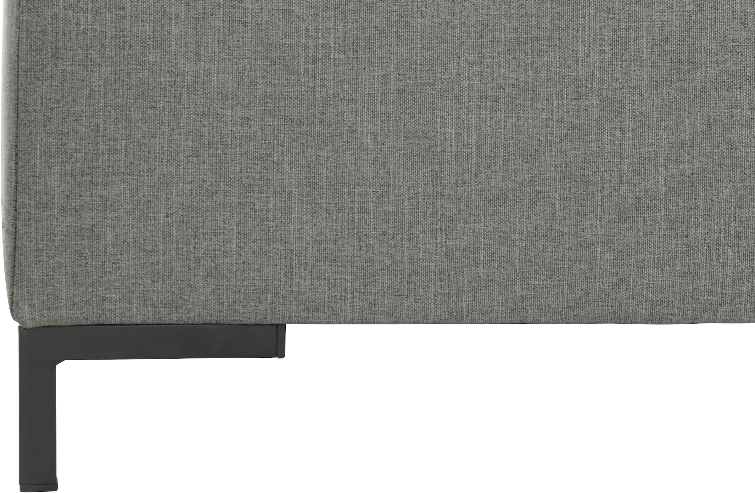 OTTO products Wohnlandschaft »Grazzo, aktuelle Steppung im Sitz, viel Platz, zeitlos, U-Form«, hochwertige Stoffe aus recyceltem Material, Steppung im Sitzbereich