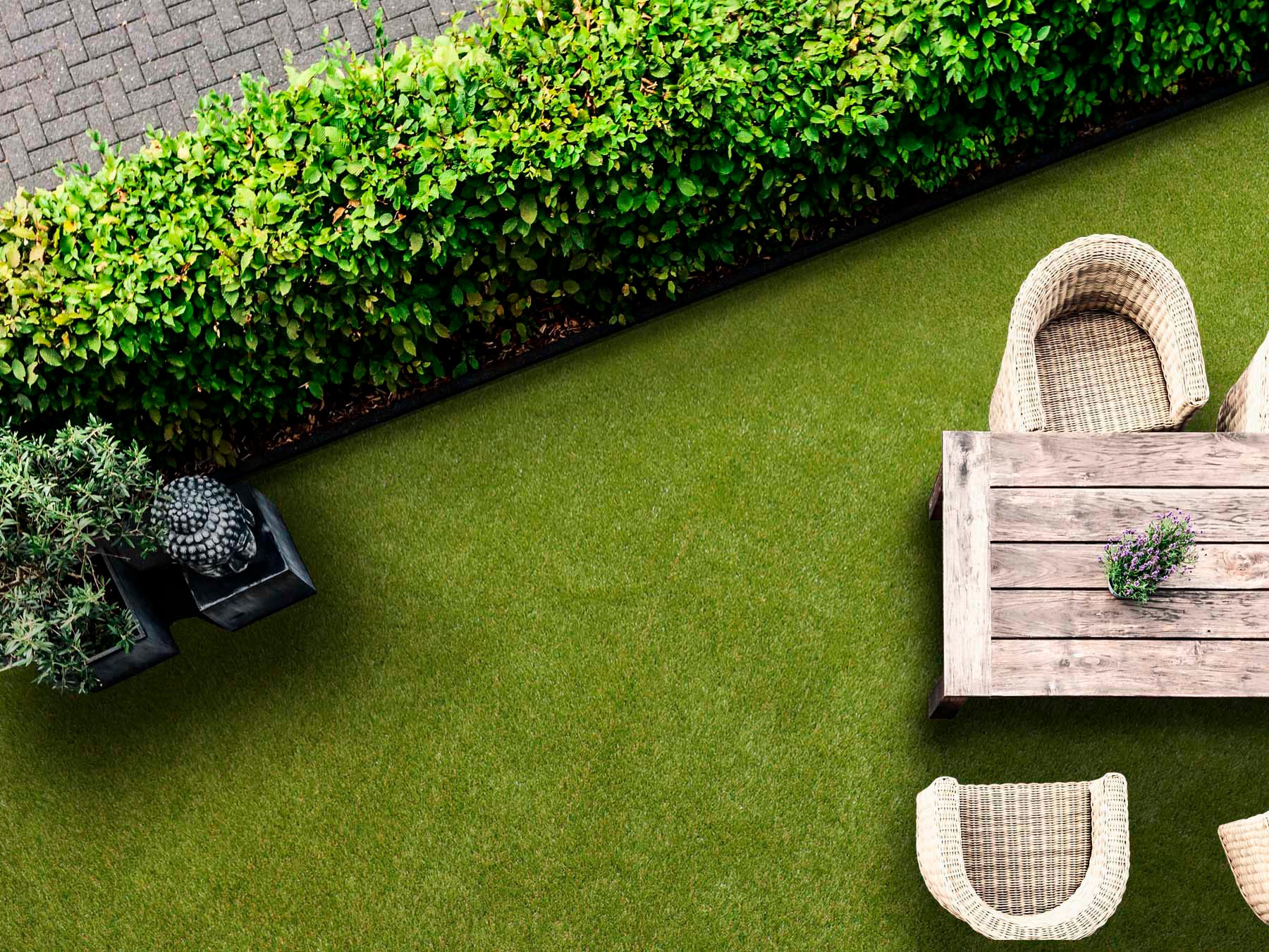 Primaflor-Ideen in Textil Kunstrasen »COLORADO«, rechteckig, 30 mm Höhe, mit Drainagefunktion, ideal für Balkon & Terrasse