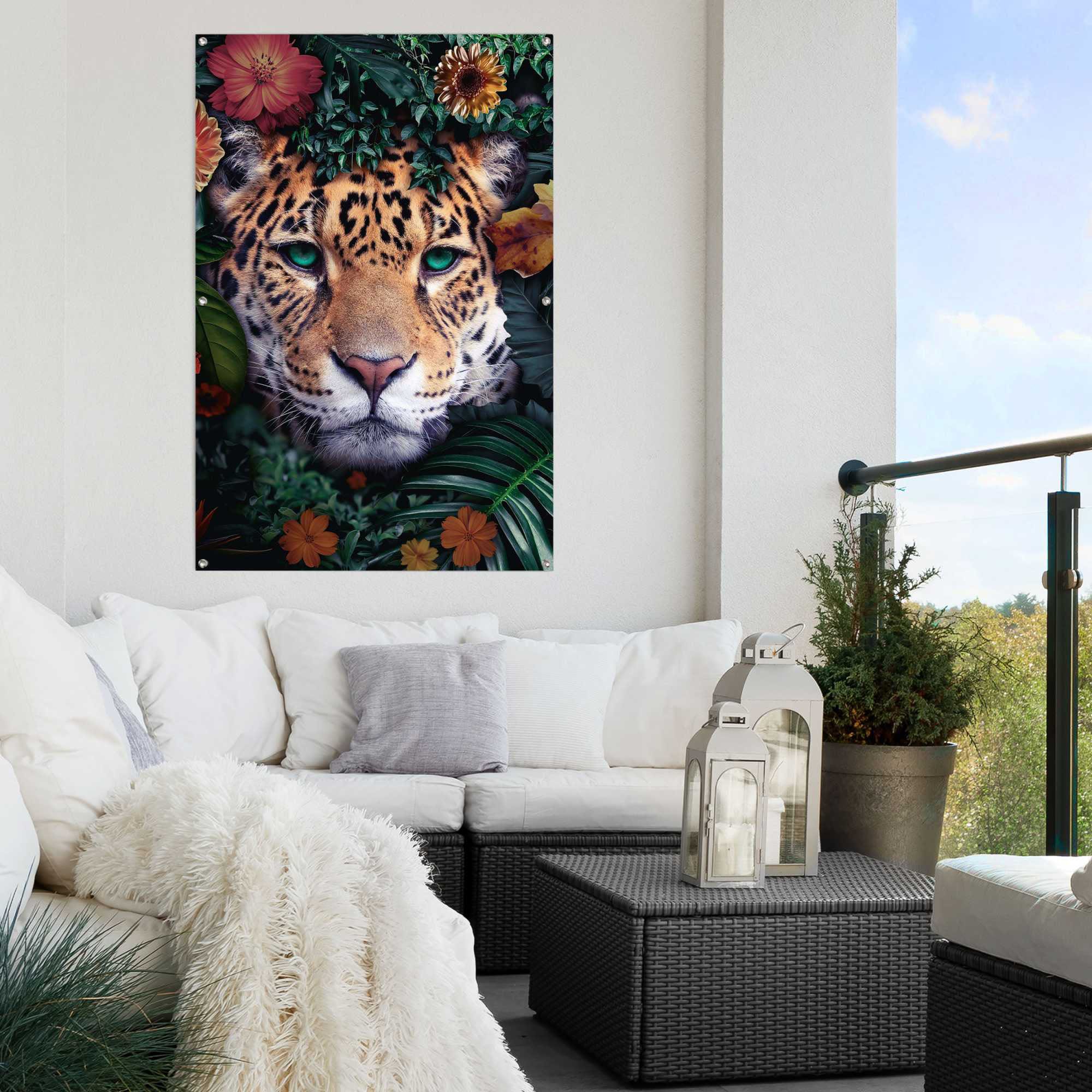 Reinders! Poster »Leopard«, leichtes und wasserfestes Gartenposter für den  Außeneinsatz kaufen bei OTTO