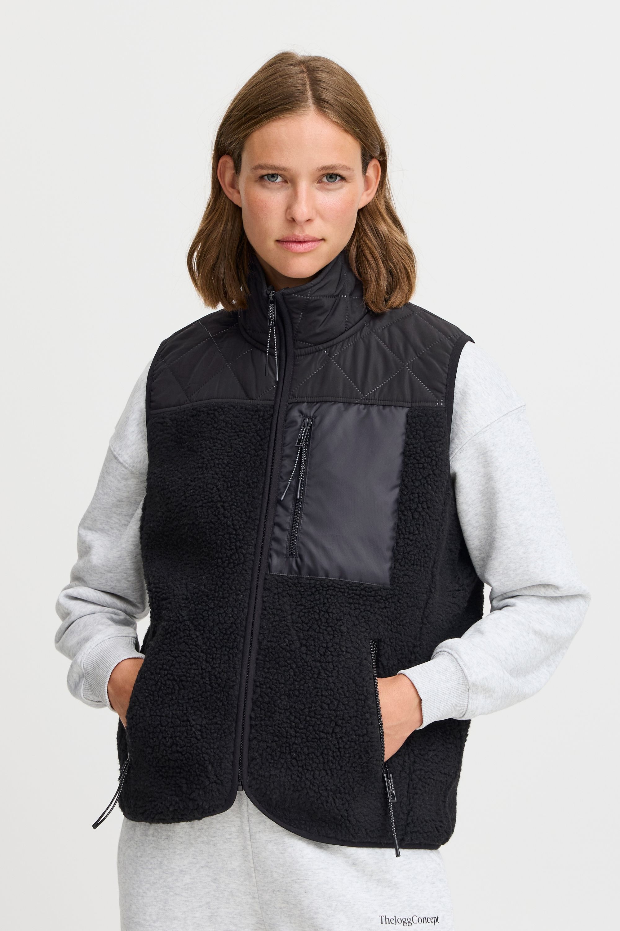 TheJoggConcept Fleeceweste »Fleeceweste JCBERRI WAISTCOAT 6«