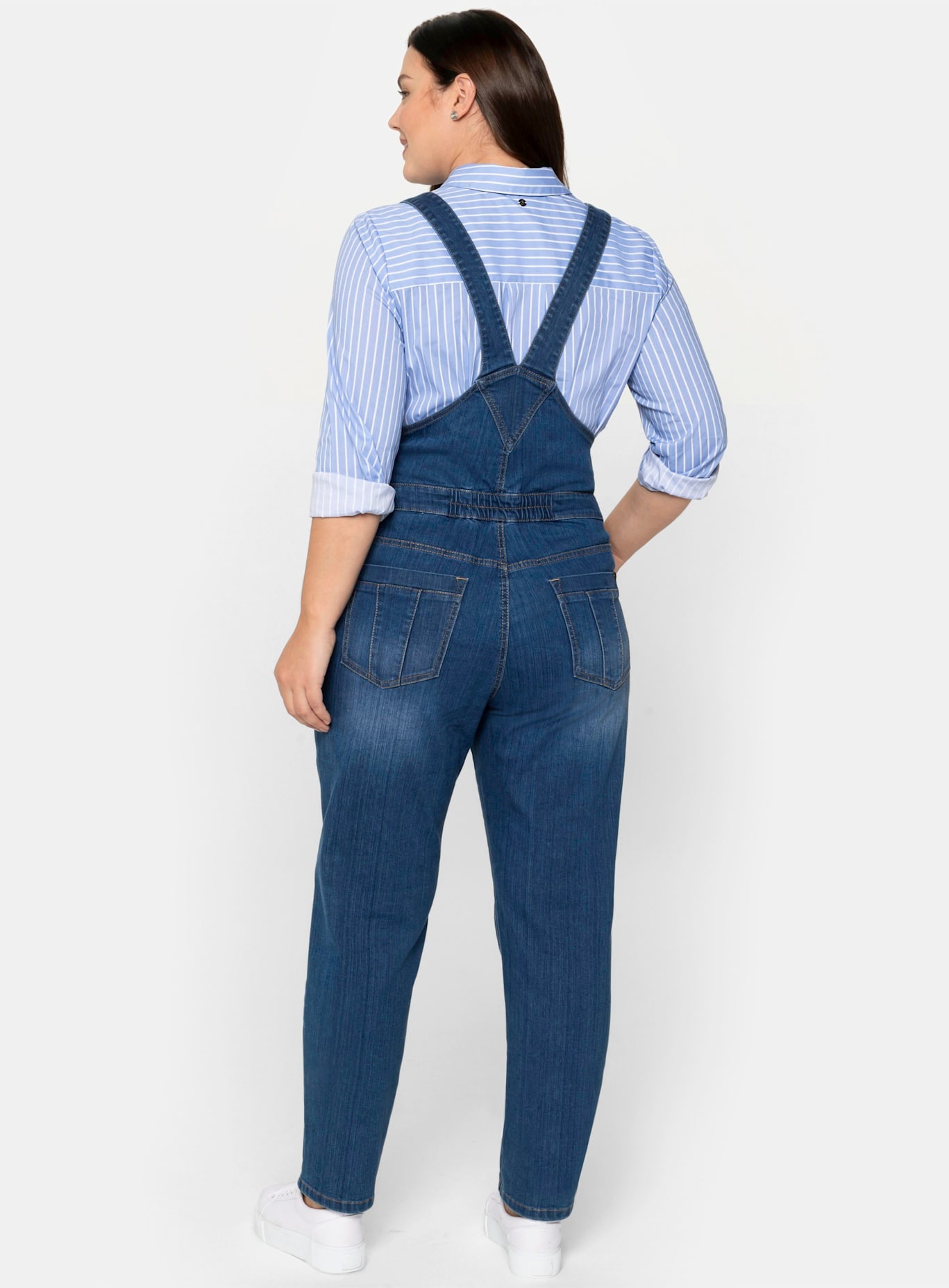 Sheego Jeanslatzhose, (1 tlg.)