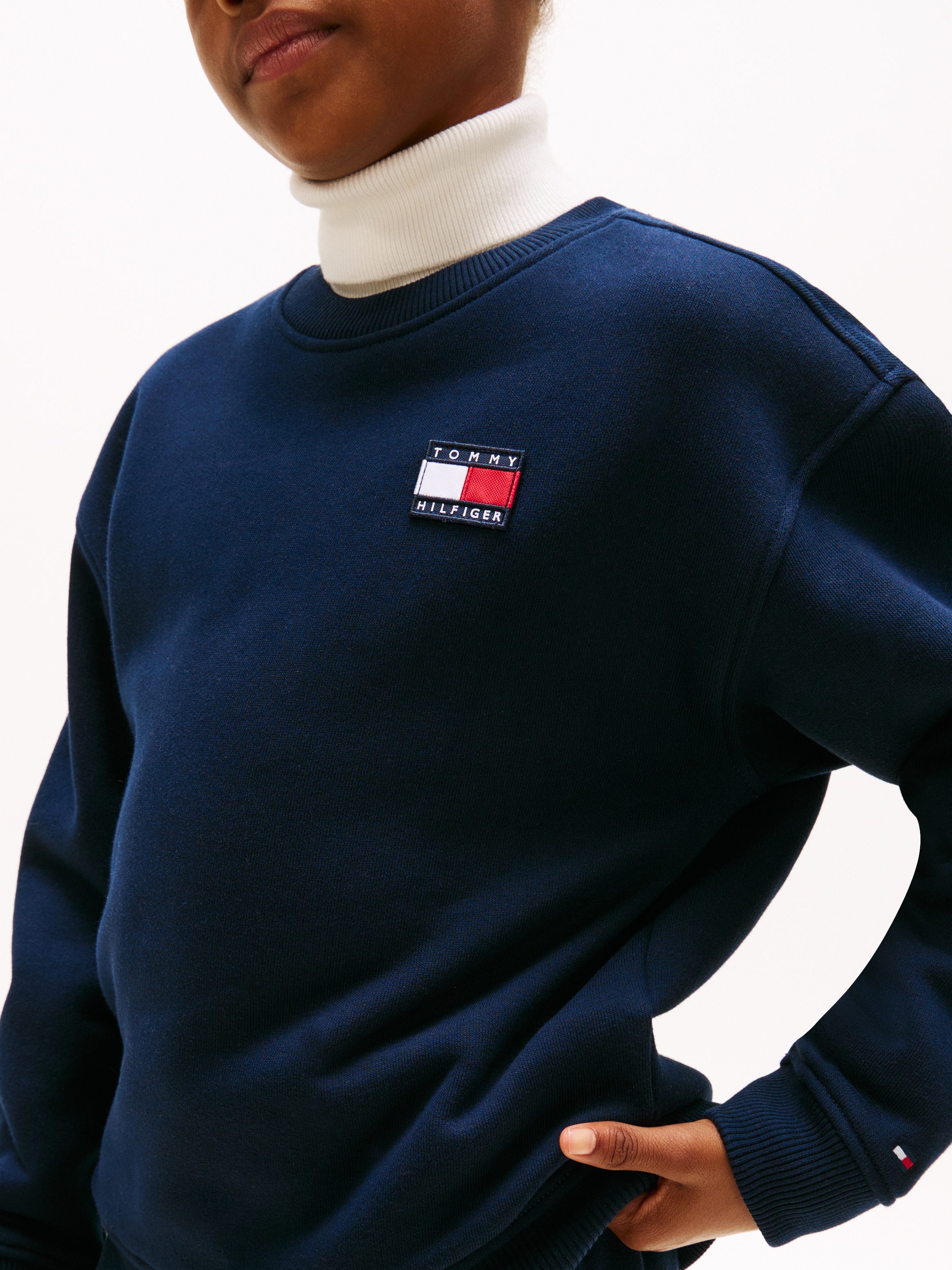 Tommy Hilfiger Langarmshirt & Hose Set, 2 tlg. Kinder bis 16 Jahre, mit Rundhalsausschnitt