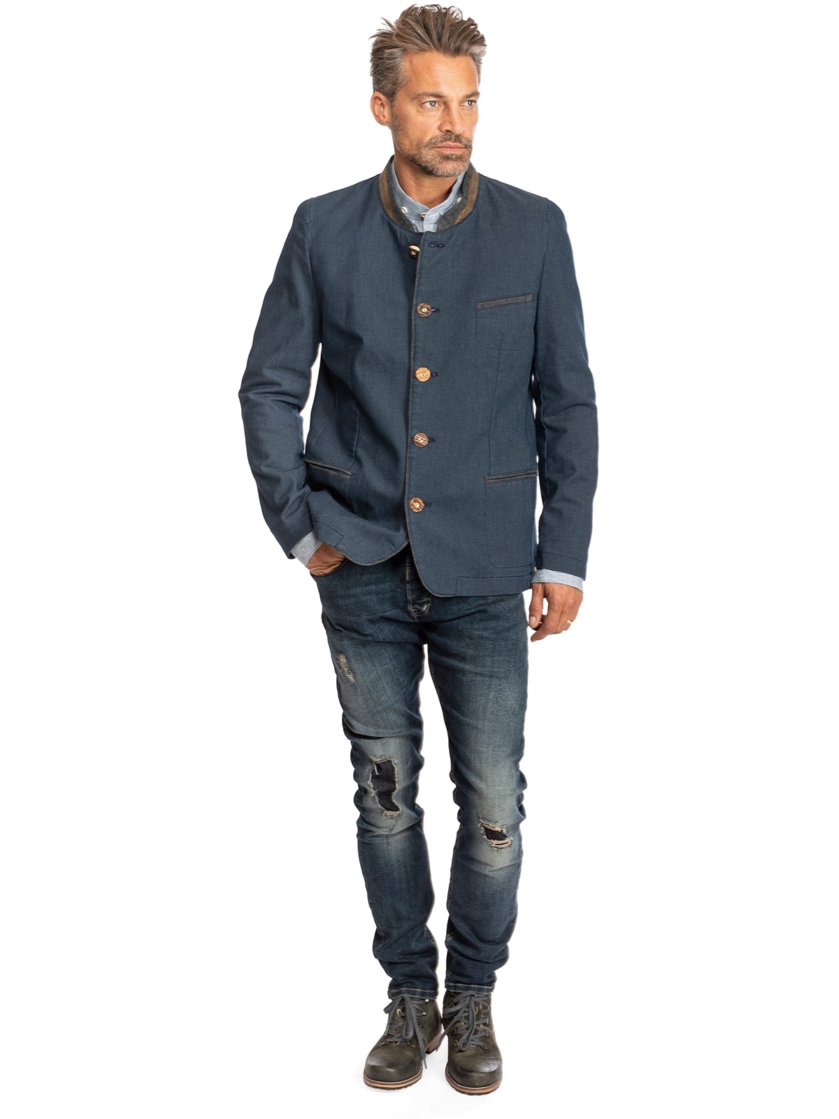 Gipfelstürmer Jeansjacke »Jacke BREITENBERG«