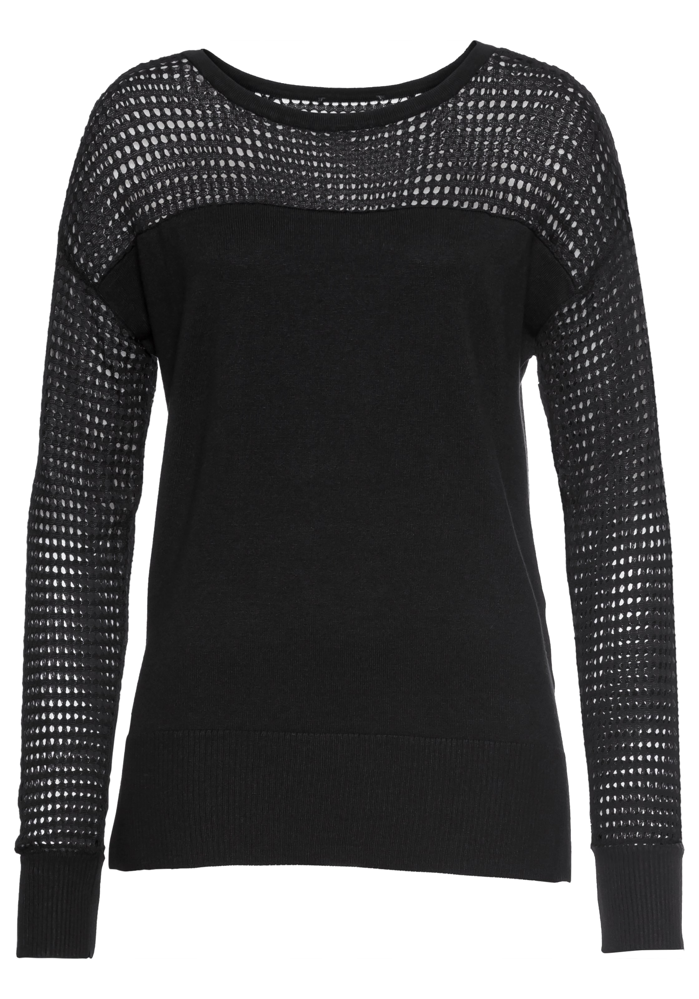 Melrose Ajourpullover, mit Lochmuster