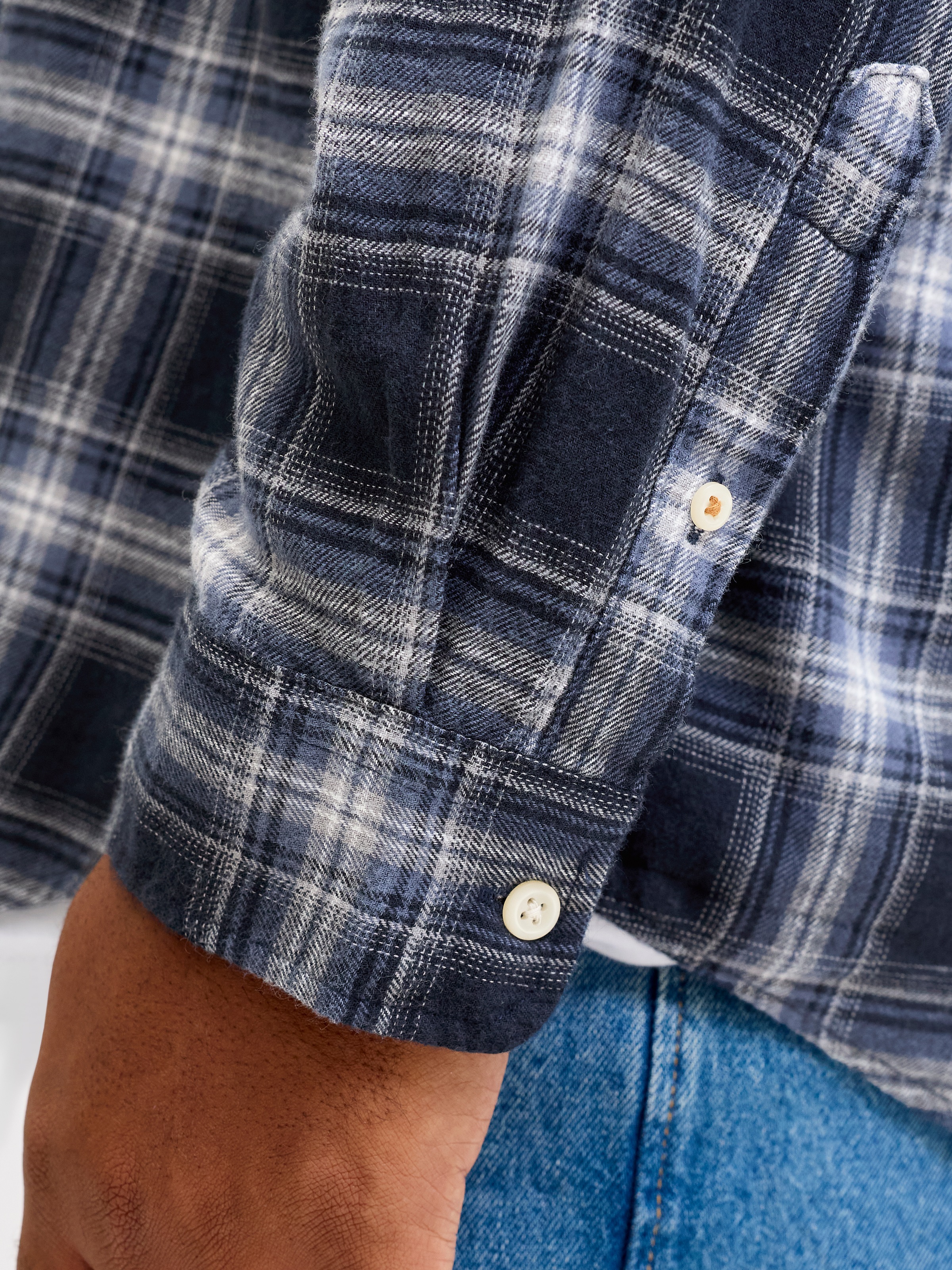 Jack & Jones PlusSize Langarmhemd »JJEFIELD CHECK SHIRT LS SN PLS« Baumwolle, relaxed fit
