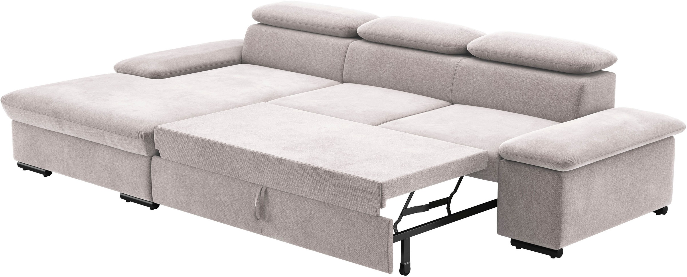 sit&more Ecksofa »Alcudia L-Form«, wahlweise mit Bettfunktion