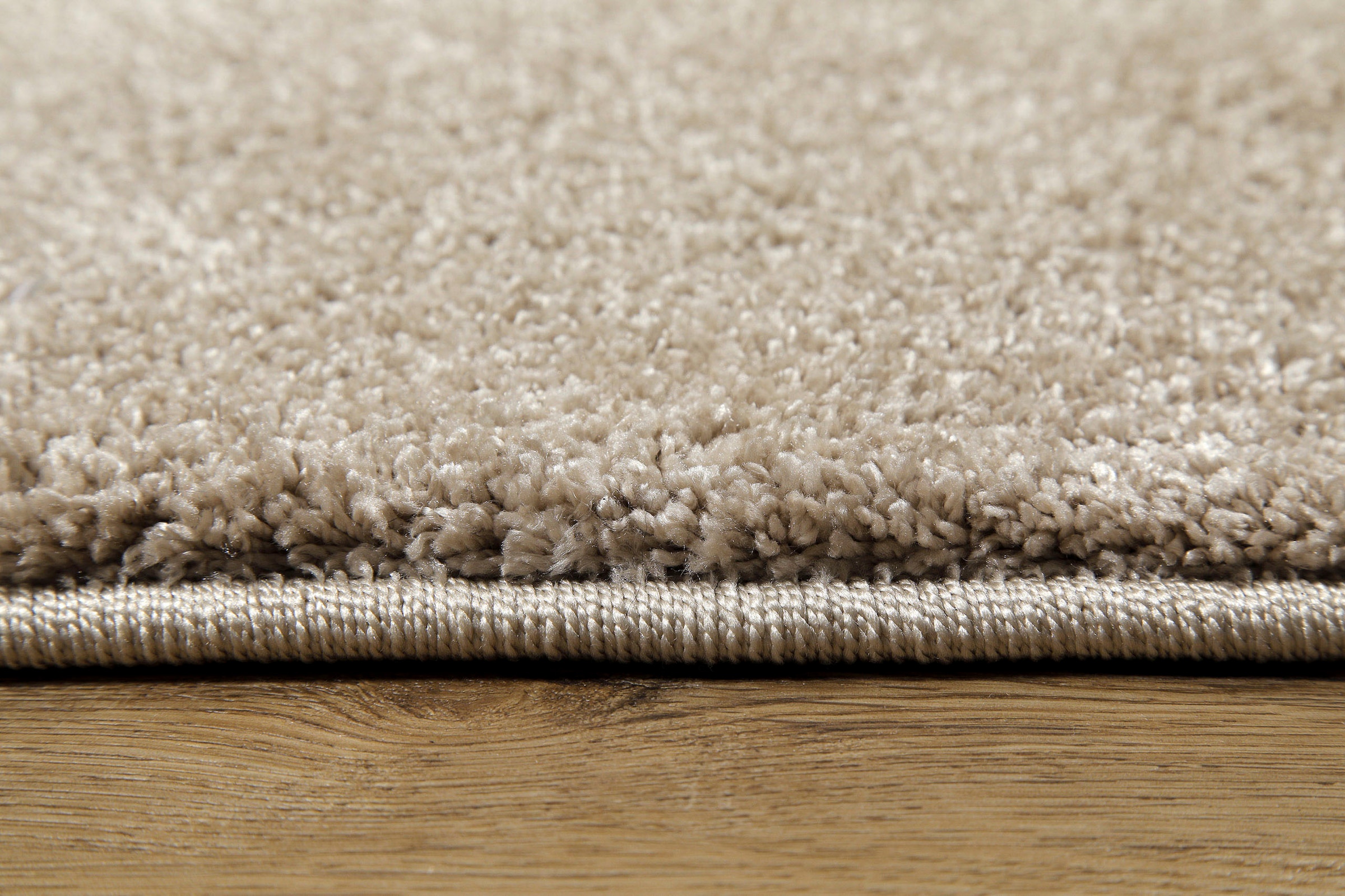 my home Hochflor-Teppich »Yvaine«, rund, 25 mm Höhe, Langflor, Shaggy, dichter weicher Hochflor, meliert, Wohnzimmer