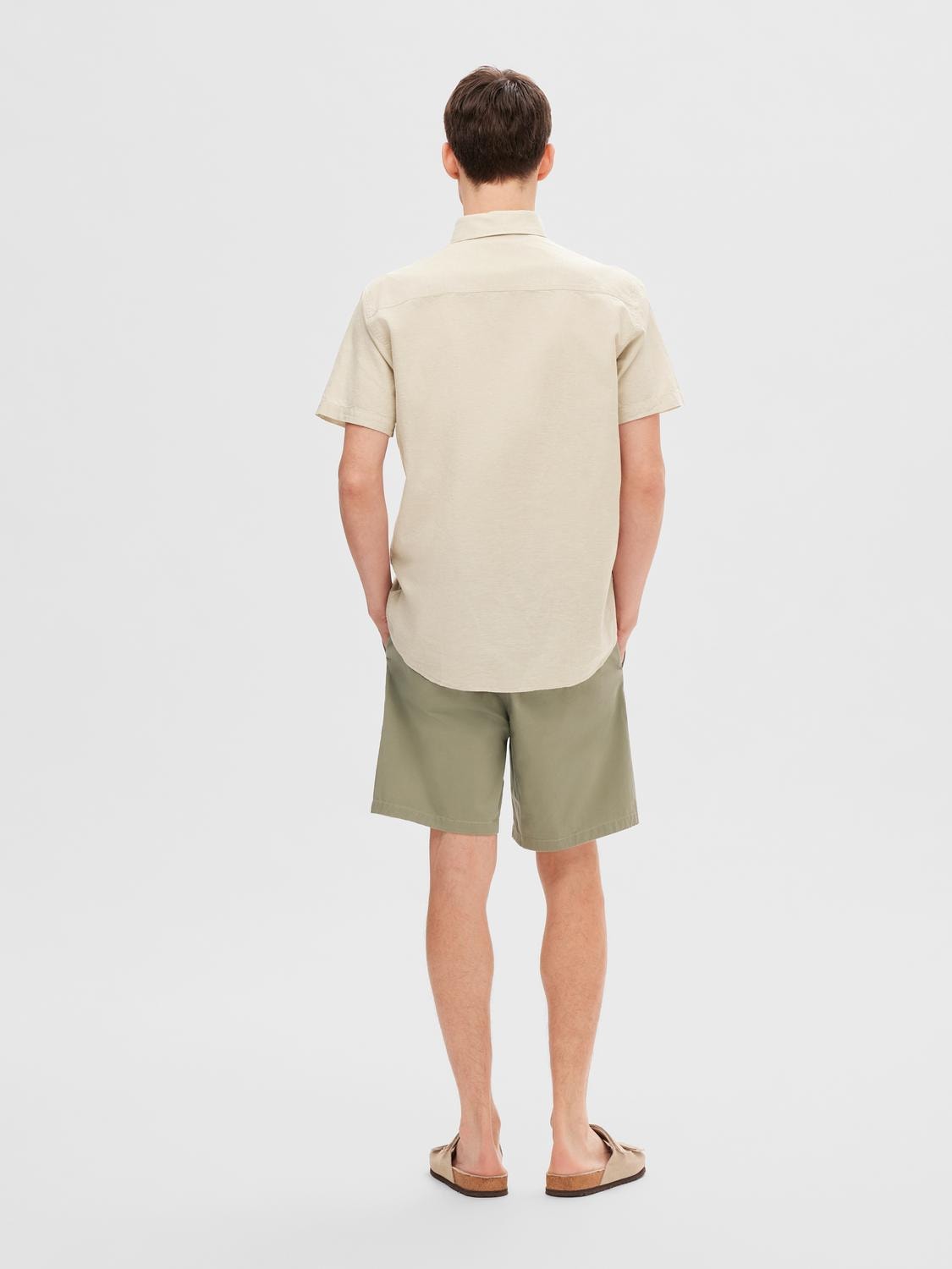 SELECTED HOMME Kurzarmhemd »SLHREG-SUN SHIRT SS NOOS«