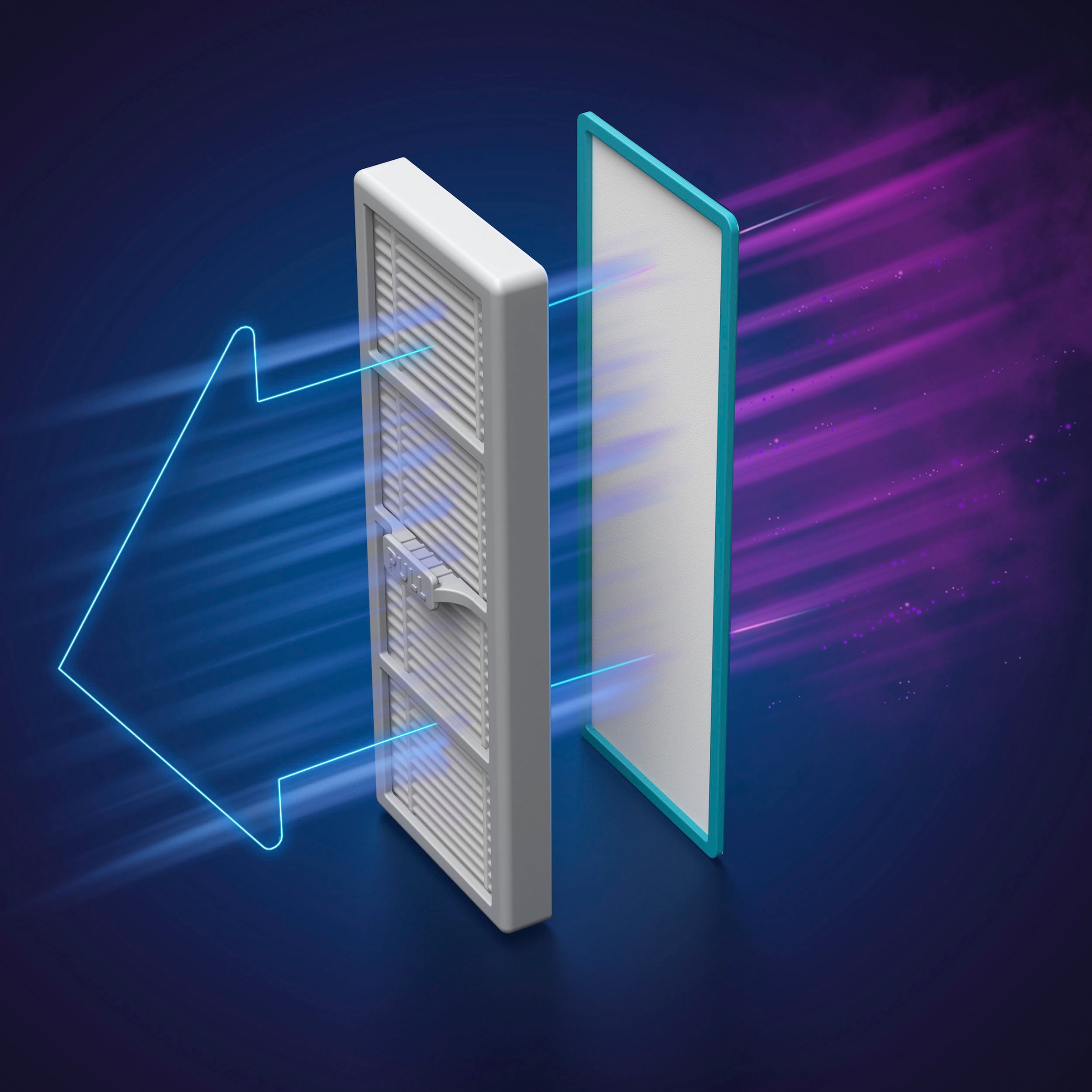 Philips Bodenwischer-Set »XV1473/00« für Saugroboter XU7000/01, XU7100/01 mit 2x Filter, 1x Seitenbürsten