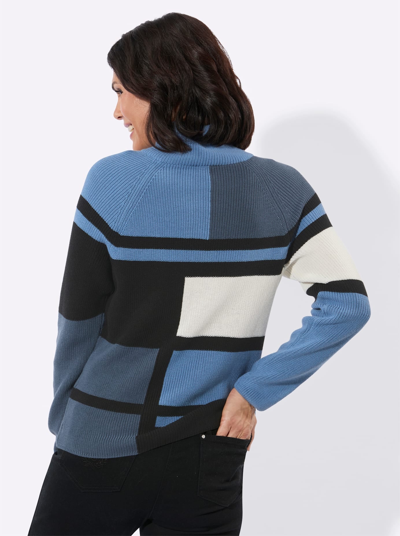 Casual Looks Strickpullover »Stehkragen-Pullover«