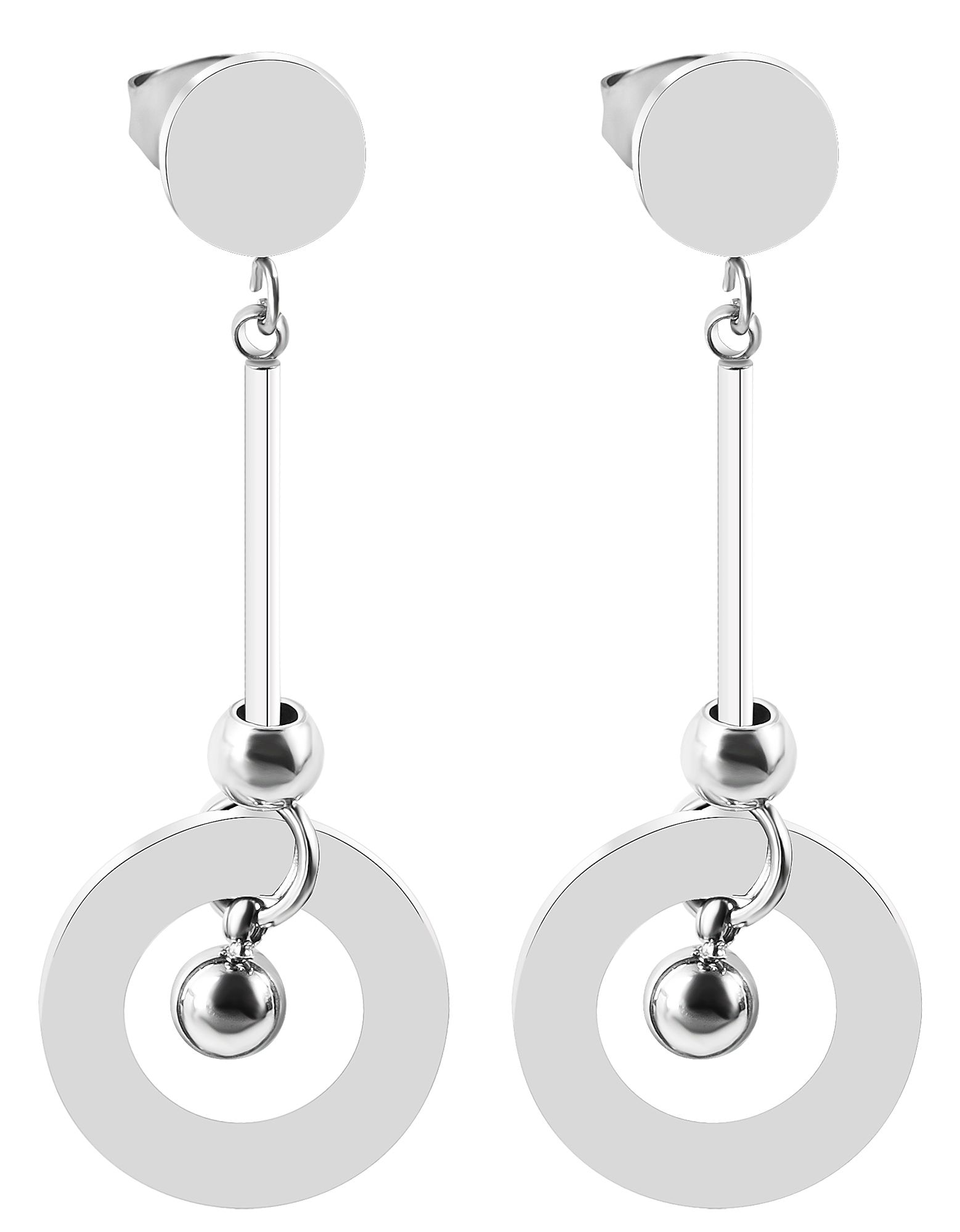 Adelia´s Paar Ohrstecker »Damen Ohrringe ¿ Ohrstecker aus Edelstahl«