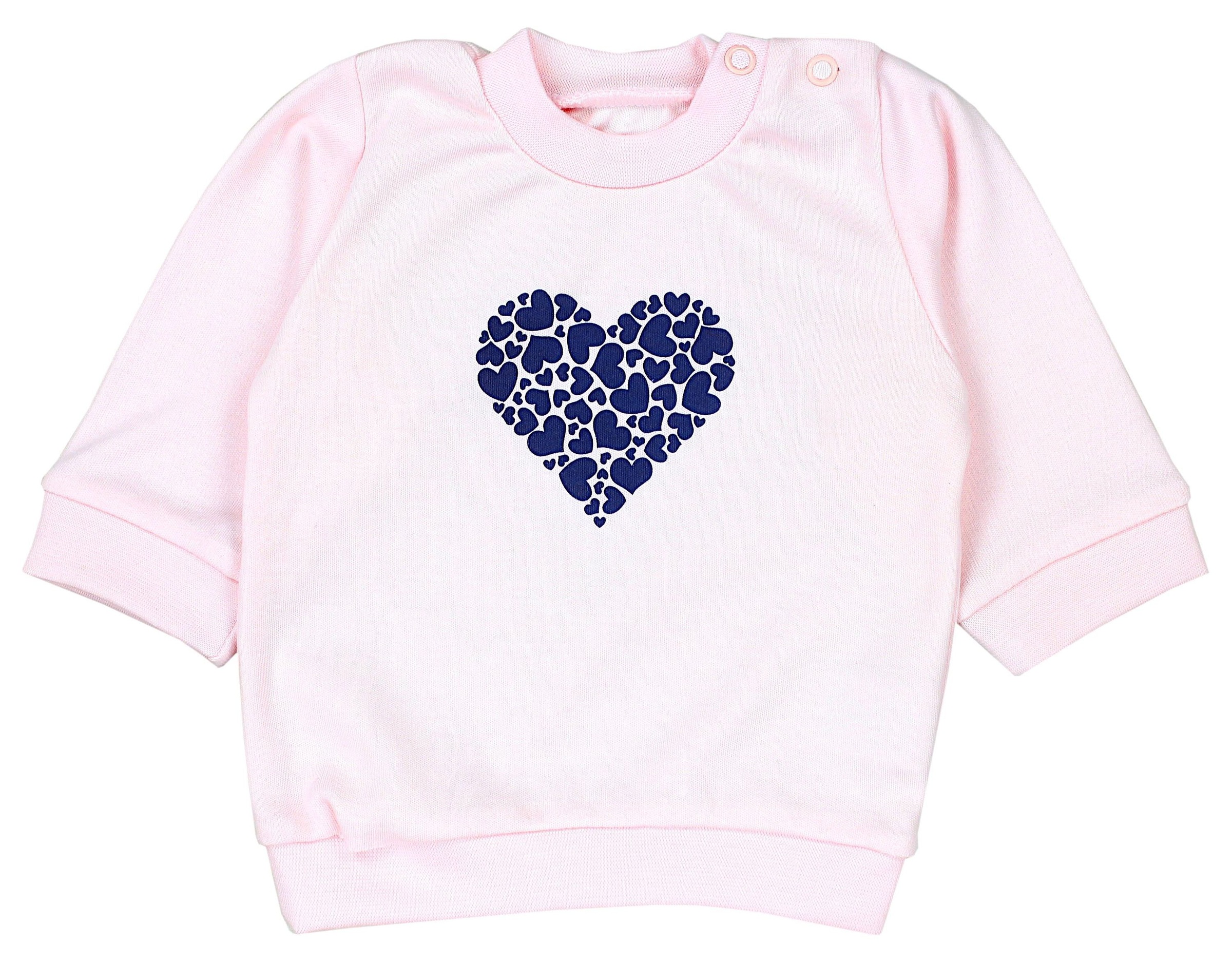 TupTam Langarmshirt »Set Baby Mädchen Langarmshirt Babyhose Outfit 2teilig«