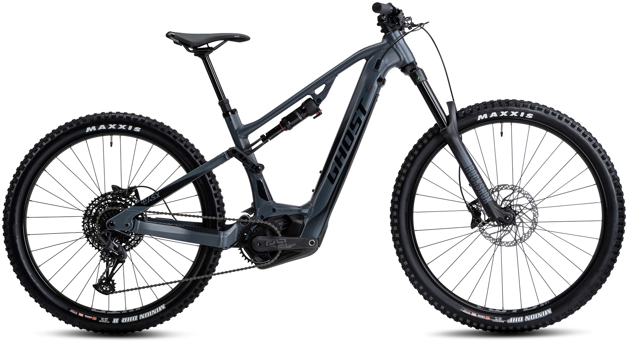 Ghost »E-ASX 160 Universal AL« 12 Gang SRAM SX Eagle Schaltwerk Kettenschaltung Mittelmotor 250 W Pedelec in grau, Größe 29 Zoll (73,66 cm)