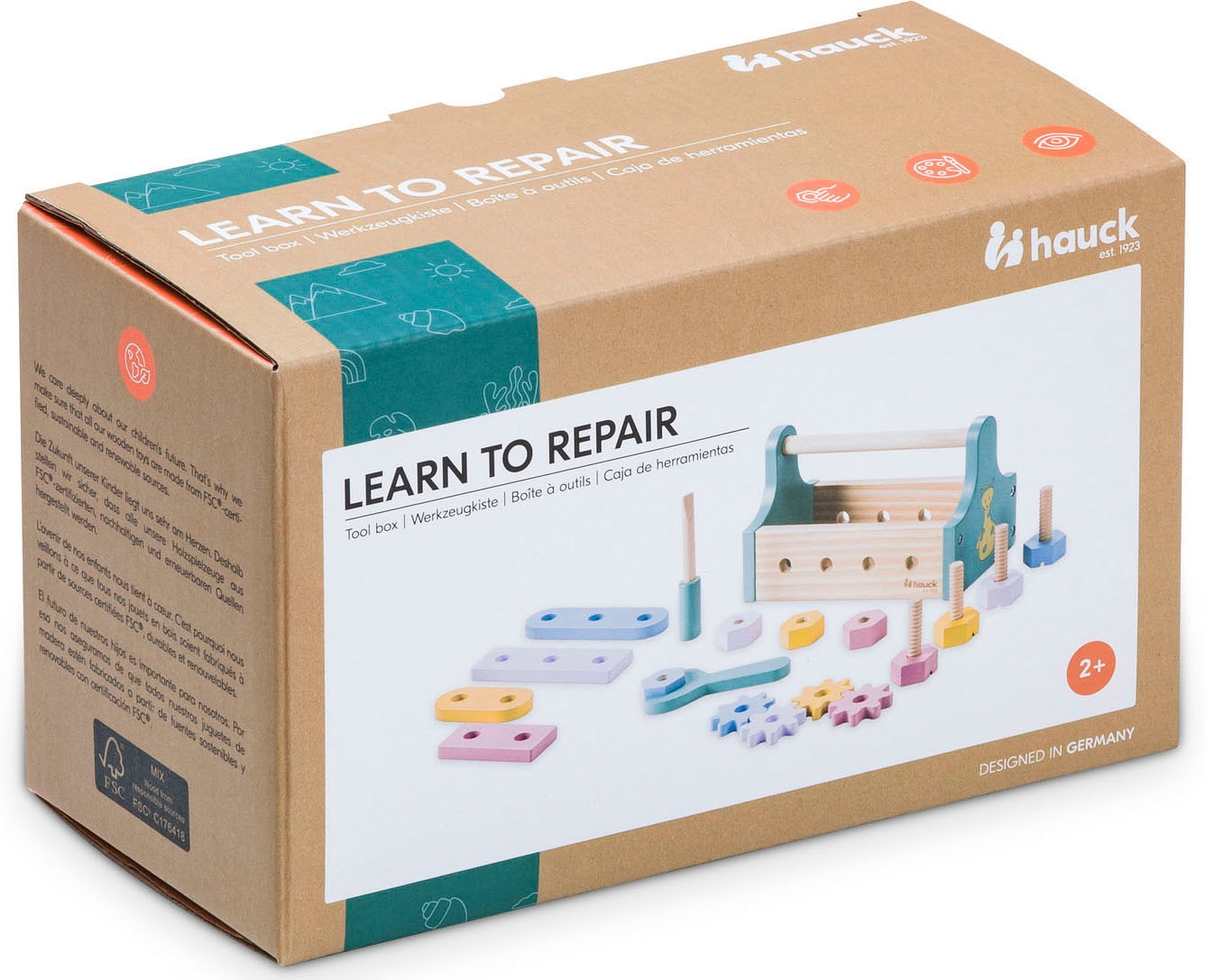 Hauck Spielwerkzeugkoffer »Learn to Repair«, FSC® - schützt Wald - weltweit