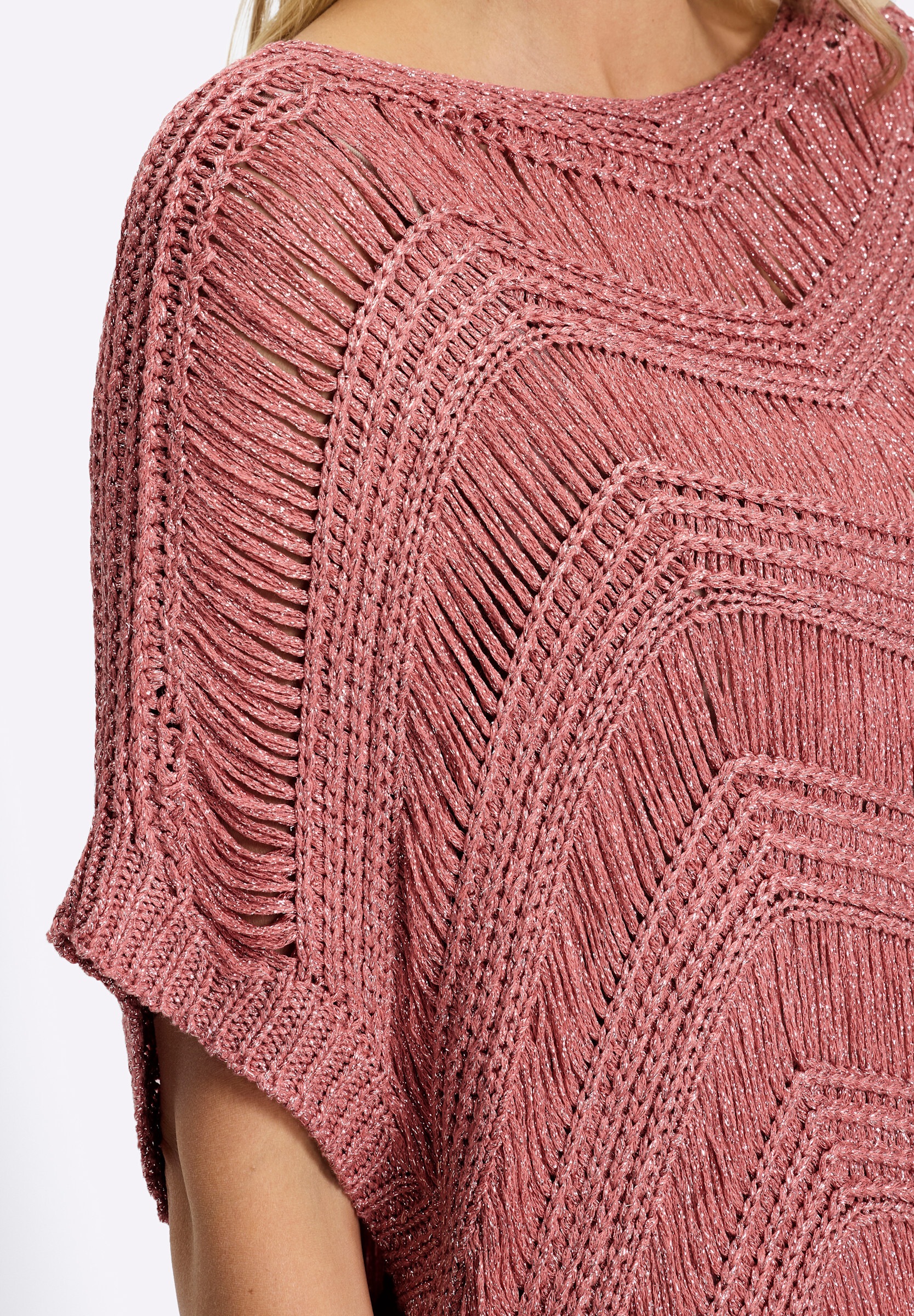 heine Strickpullover »Pullover Oversize-Pullover mit Glanzgarn«