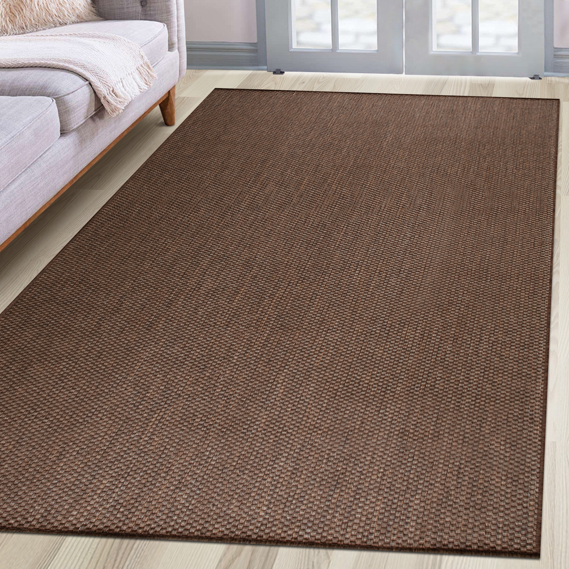my home Teppich »Venedig auch als Läufer erhältlich«, rechteckig, 4 mm Höhe, In- und Outdoor geeignet, Sisal-Optik, Wetterfest & UV-beständig