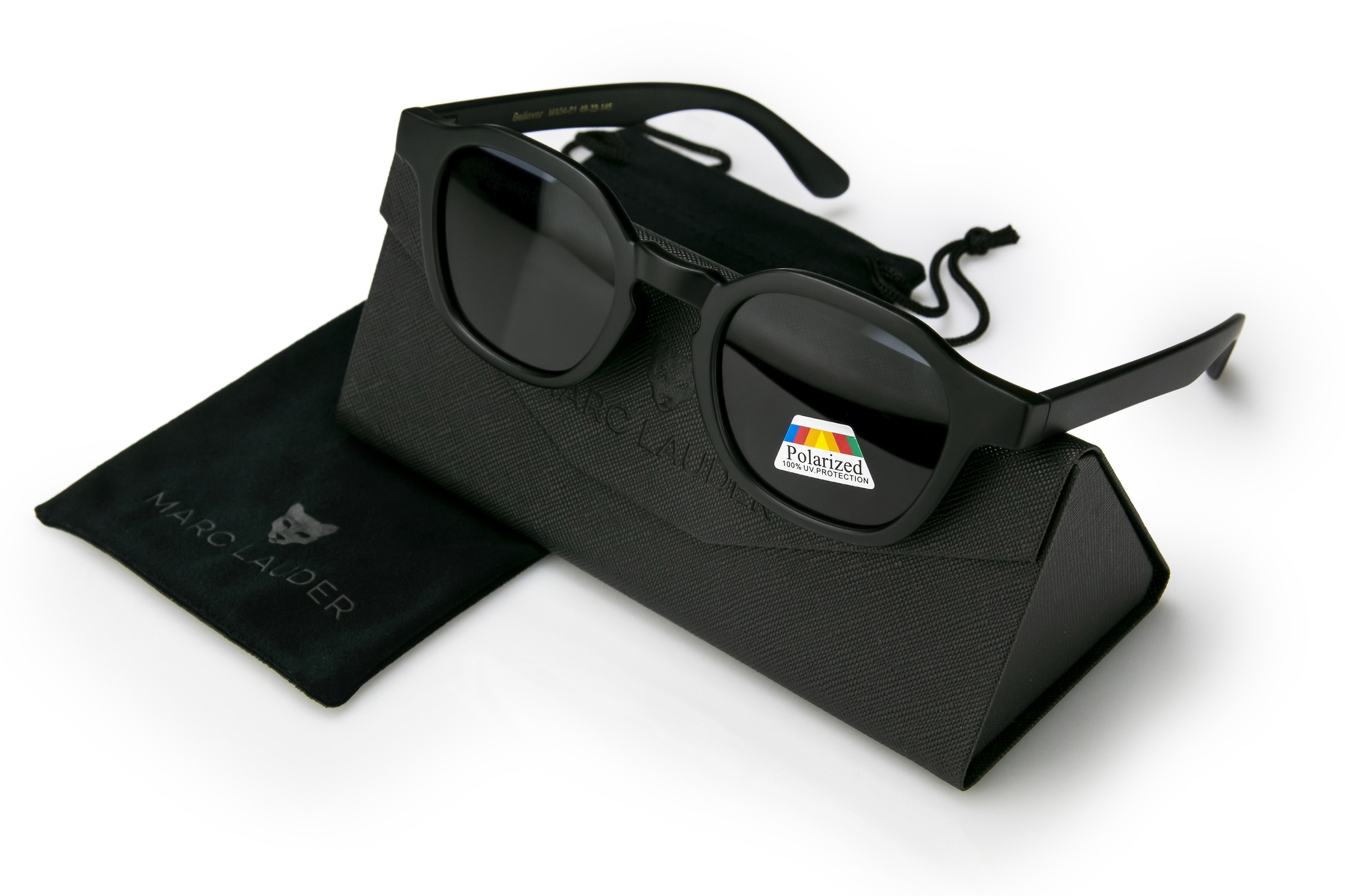 MARC LAUDER Sonnenbrille »MA04-01« 3: dunkles Glas, starke Sonneneinstrahlung