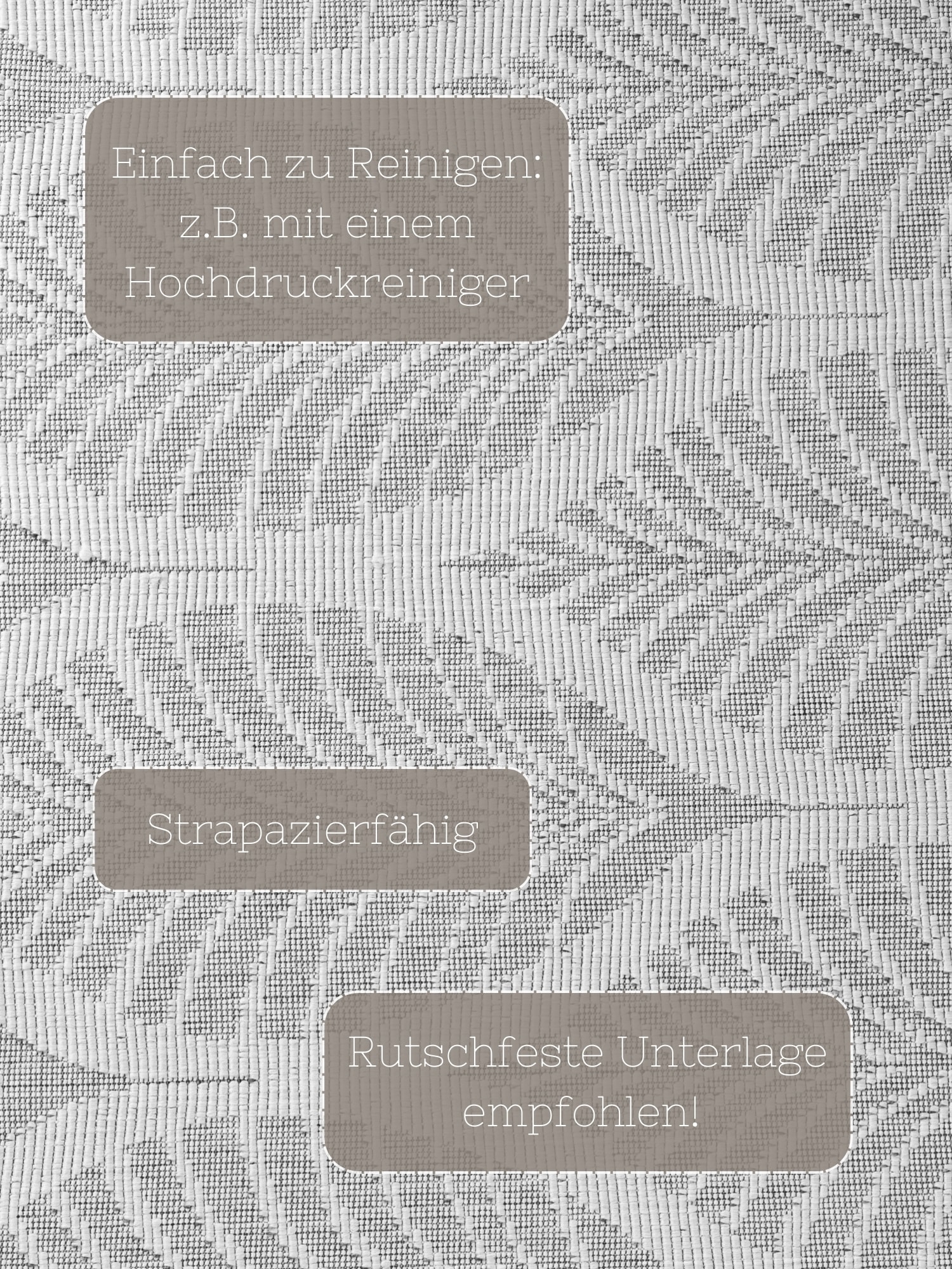 HANSE Home Outdoorteppich »Liora Wendeteppich«, rechteckig, 5 mm Höhe, Läufer, In und Outdoor, Flachgewebe, wetterfest, pflegeleicht, robust