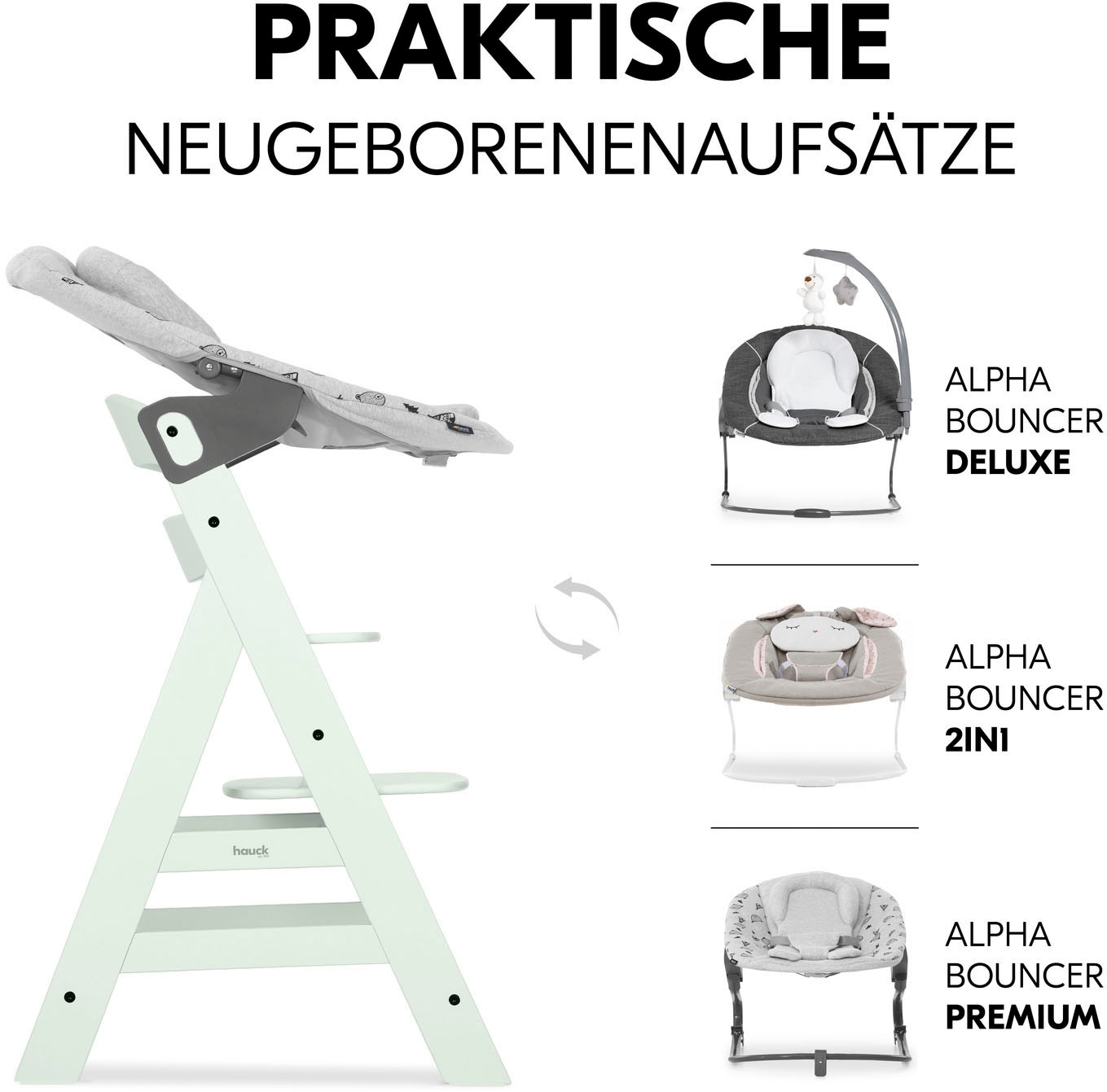 Hauck Hochstuhl »Alpha+, Mint«, FSC® - schützt Wald - weltweit