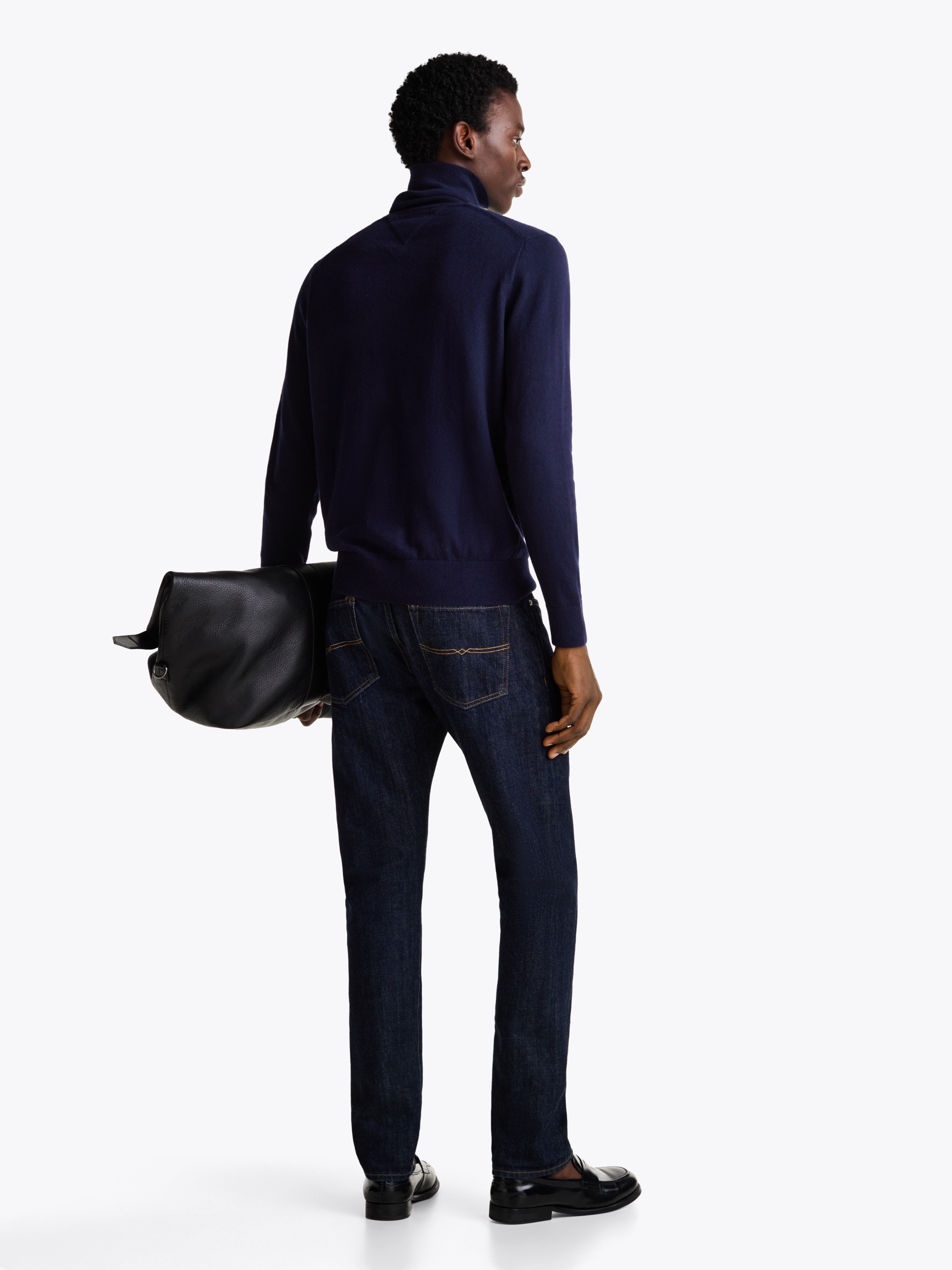 Tommy Hilfiger Rollkragenpullover »PIMA ORG CTN CASHMERE ROLL NECK«