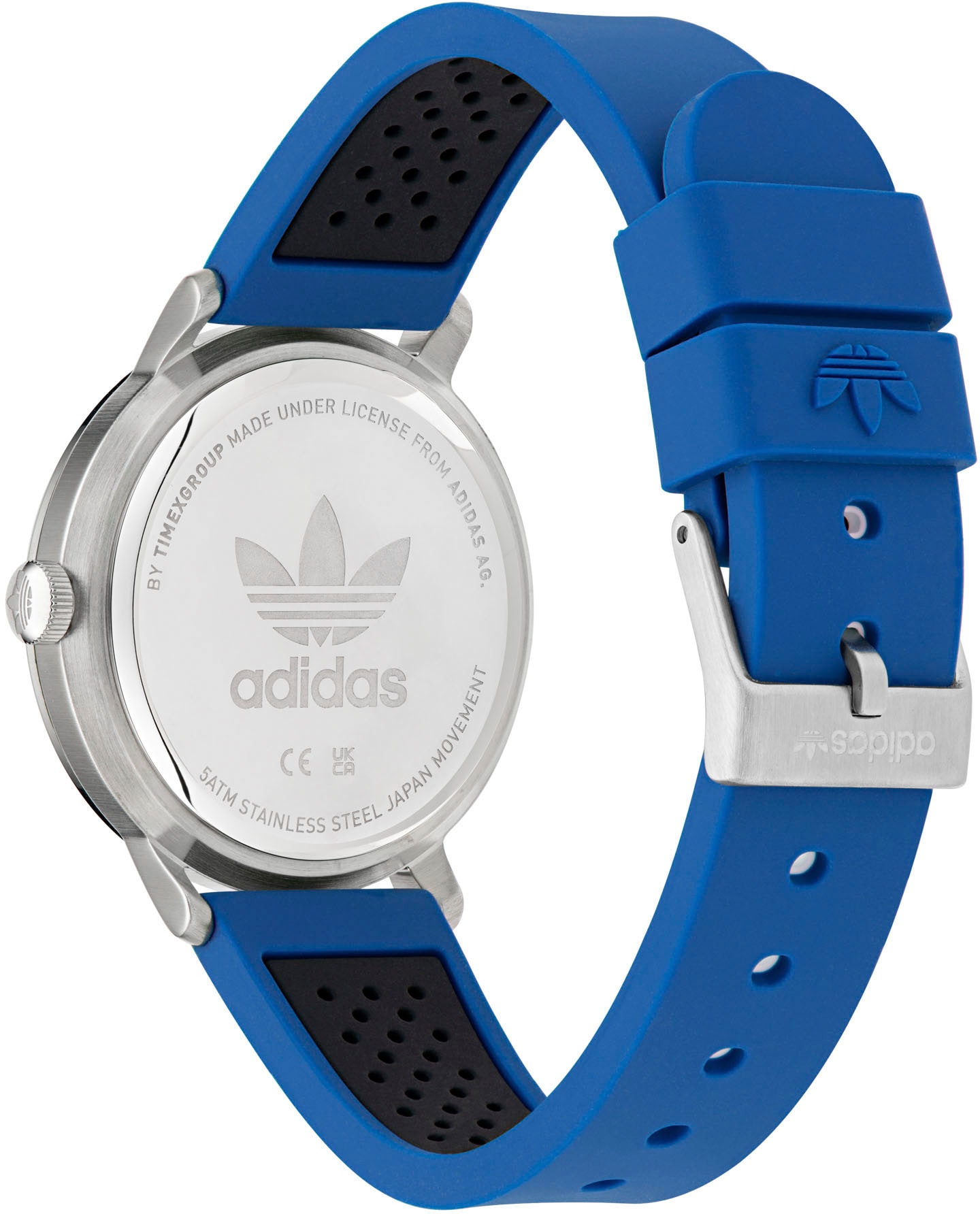 adidas Originals Quarzuhr »CODE ONE 3H«, Armbanduhr, Damenuhr, Herrenuhr, unisex, analog, Silikonarmband