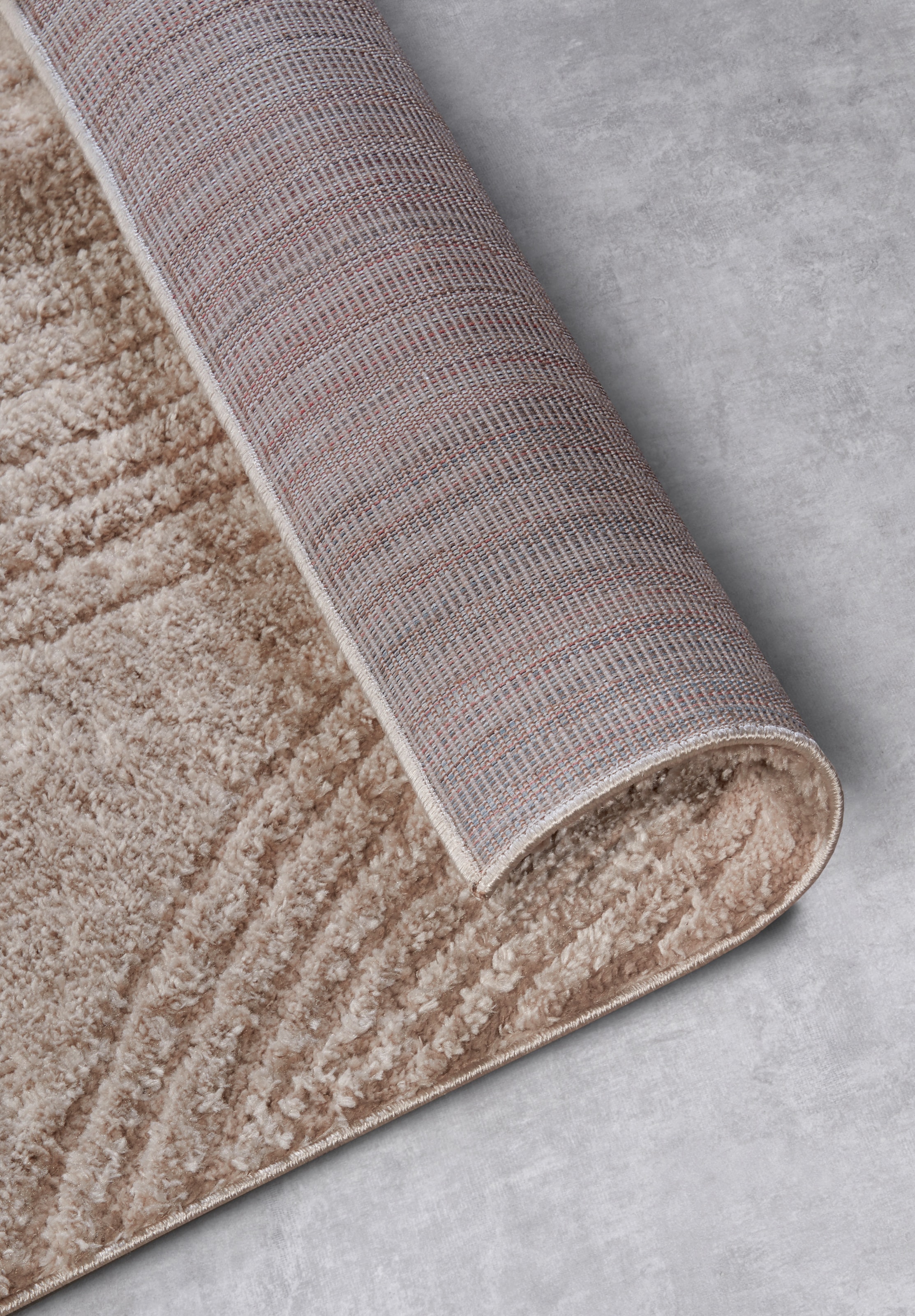ELLE DECORATION Designteppich »Pigment«, rechteckig, 18 mm Höhe, Hochflor, Shaggy, Läufer, weich, Langflor, modern, Hoch Tief Effekt