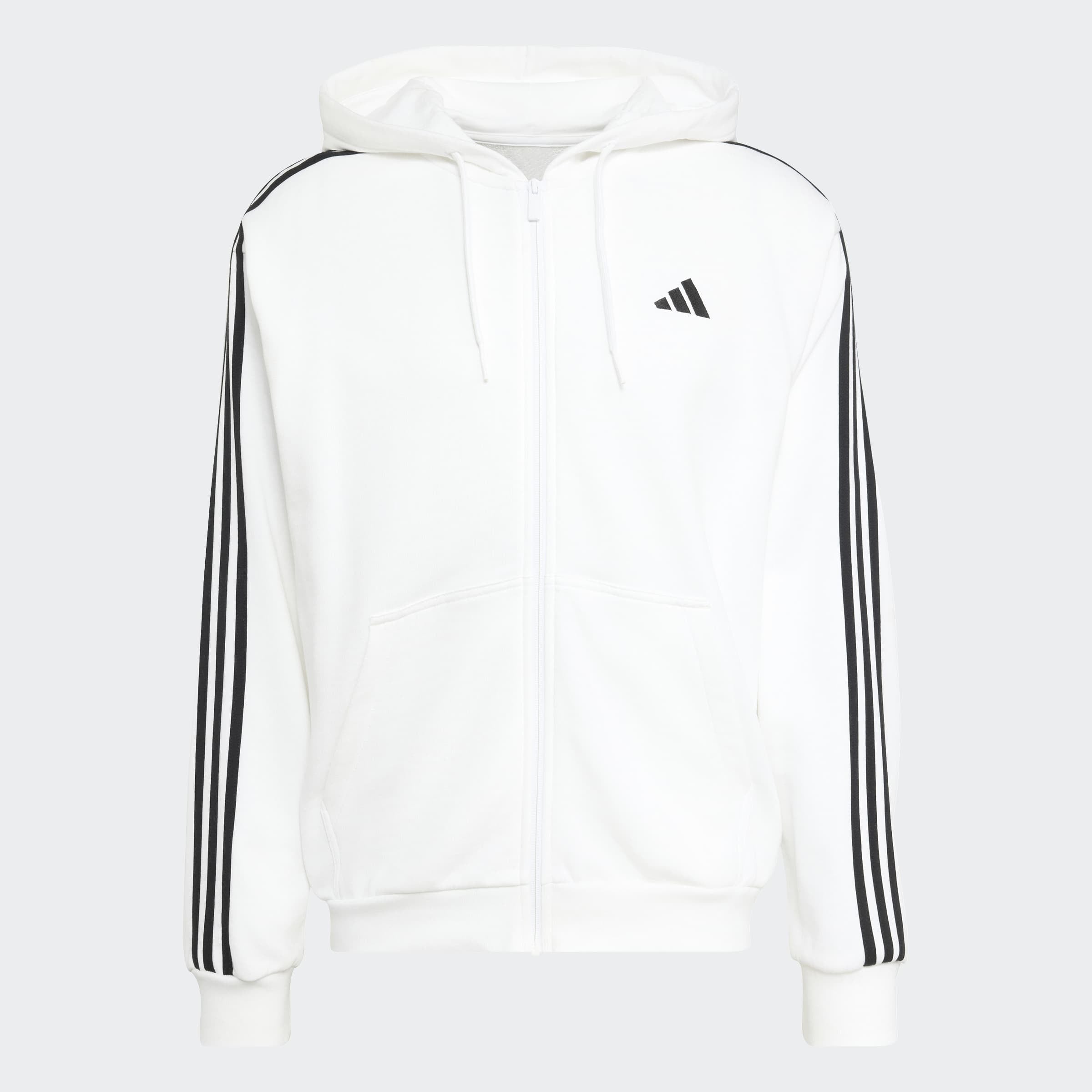 adidas Sportswear Kapuzensweatjacke »ESSENTIALS 3-STREIFEN FRENCH TERRY«