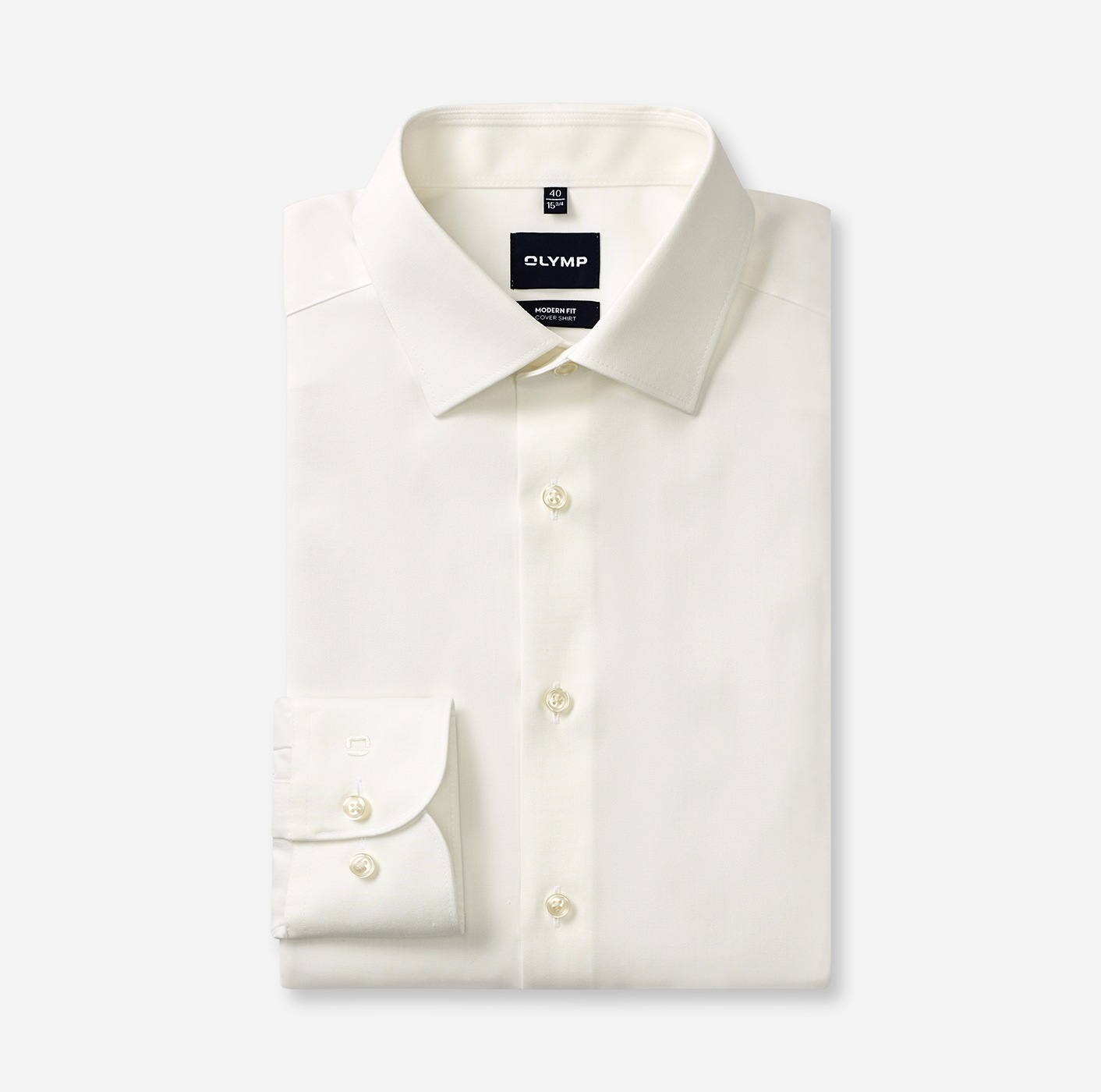OLYMP Langarmhemd »Luxor Covershirt« höchste Blickdichte, bügelfrei, Businesshemd, Modern fit