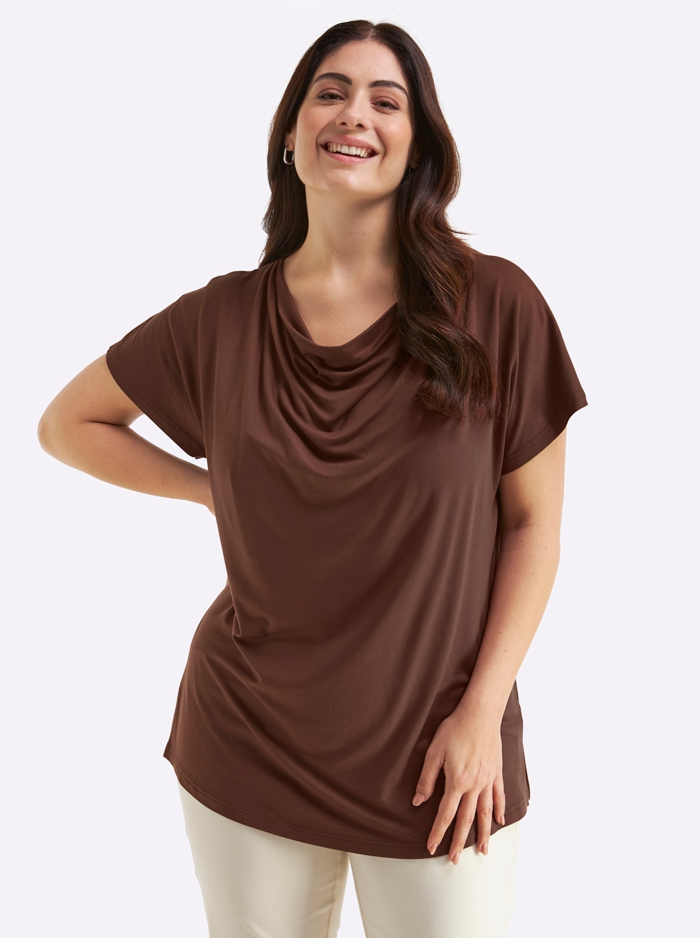 Sheego T-Shirt »Kurzarm-Shirt« 1