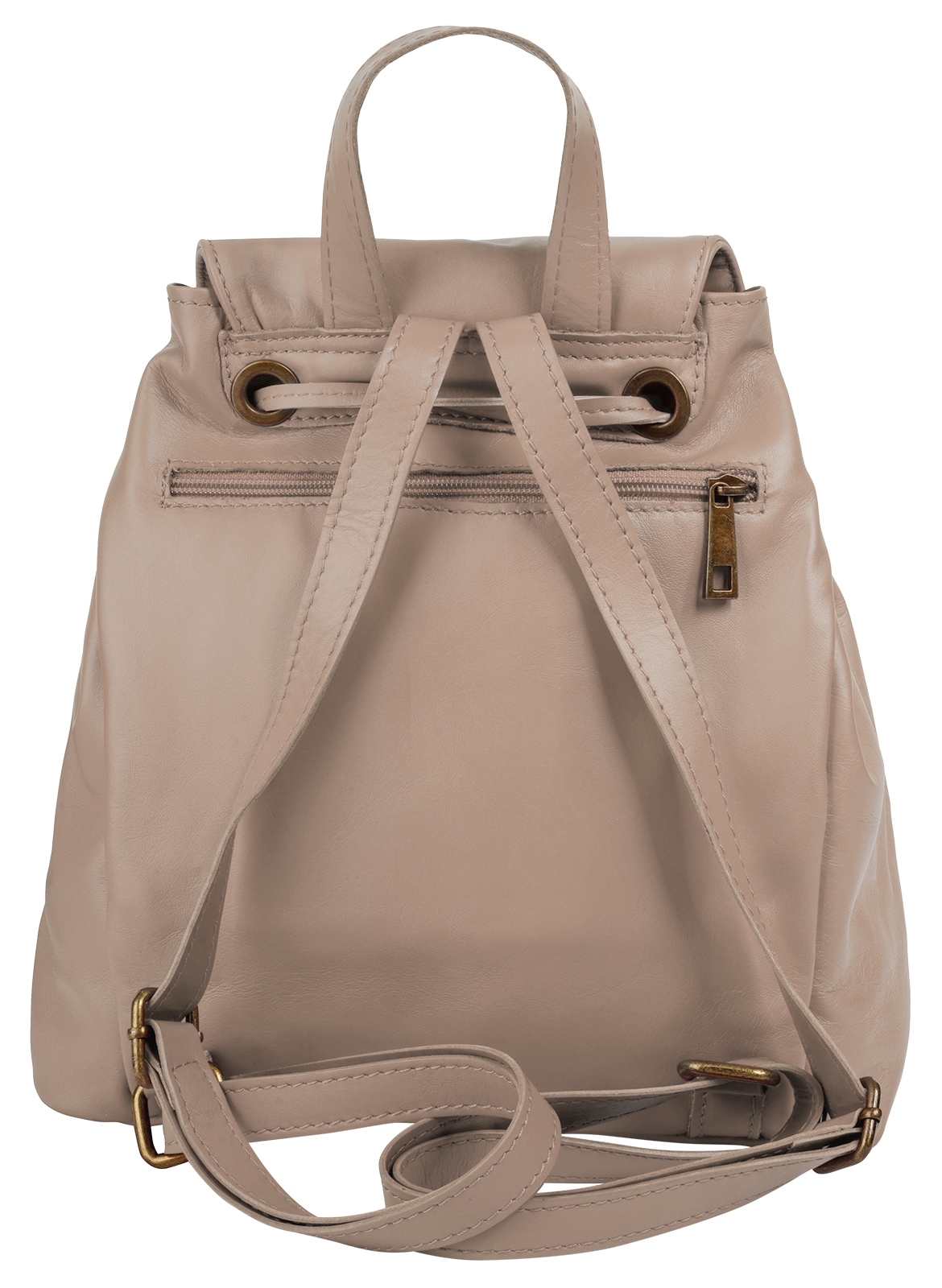 Samantha Look Cityrucksack, echt Leder, Made in Italy
