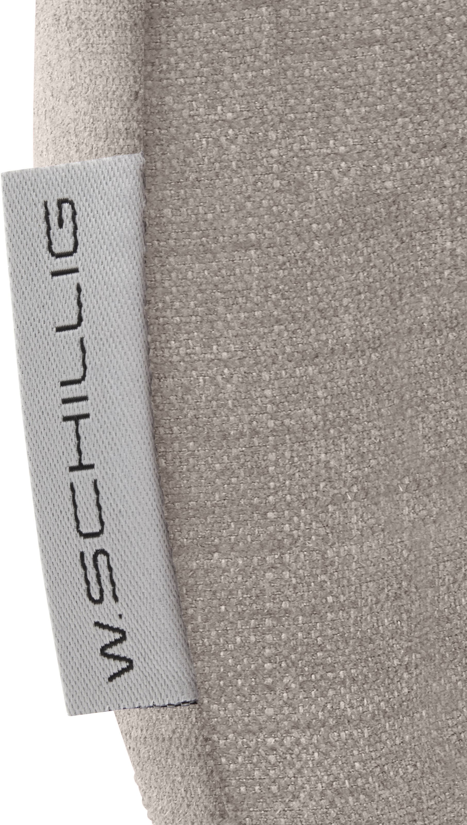 W.SCHILLIG Hocker »enjoy&MORE« Füße schwarz pulverbeschichtet, Breite 151 cm