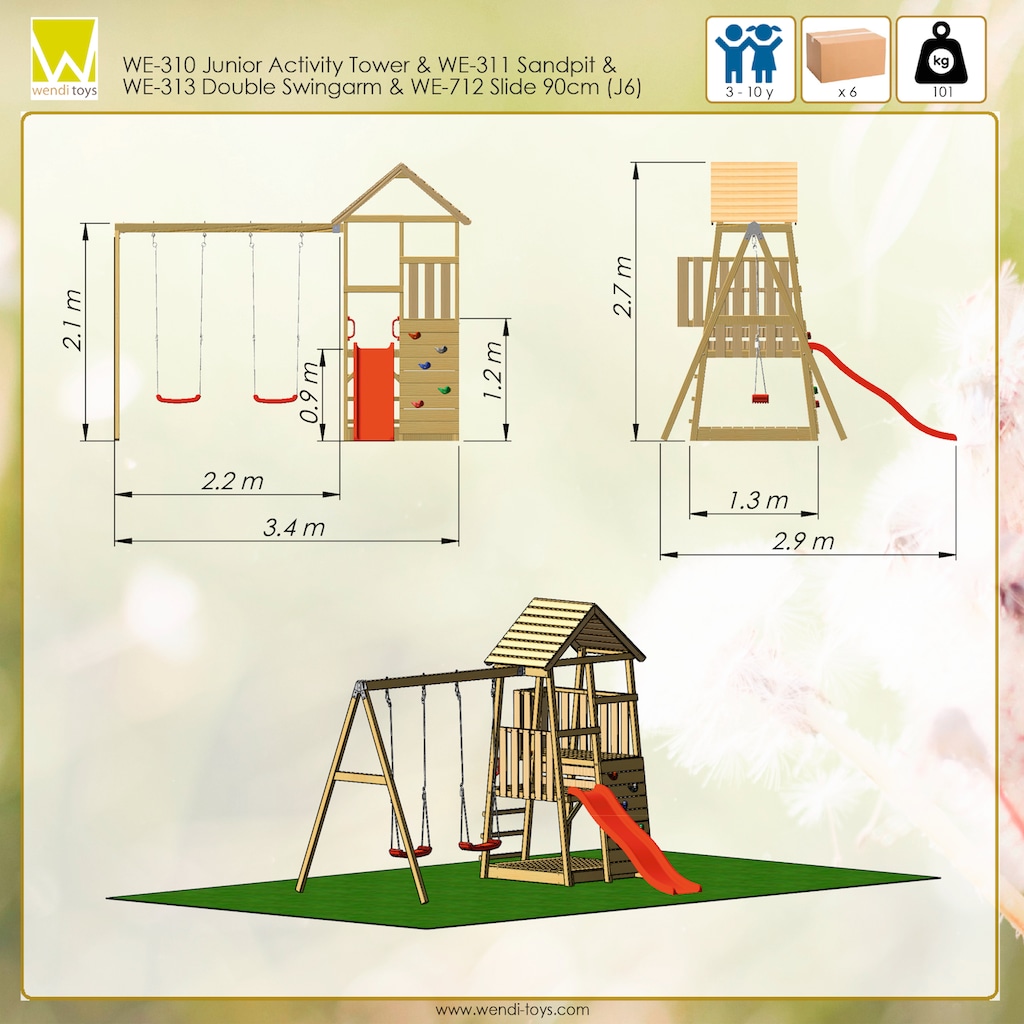 Wendi Toys Spielturm »Wendi Toys Pinguin«