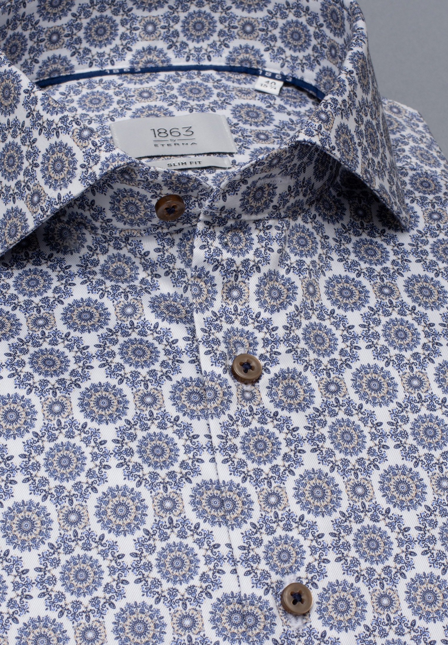 Eterna Langarmhemd »SLIM FIT« NON IRON (bügelfrei)