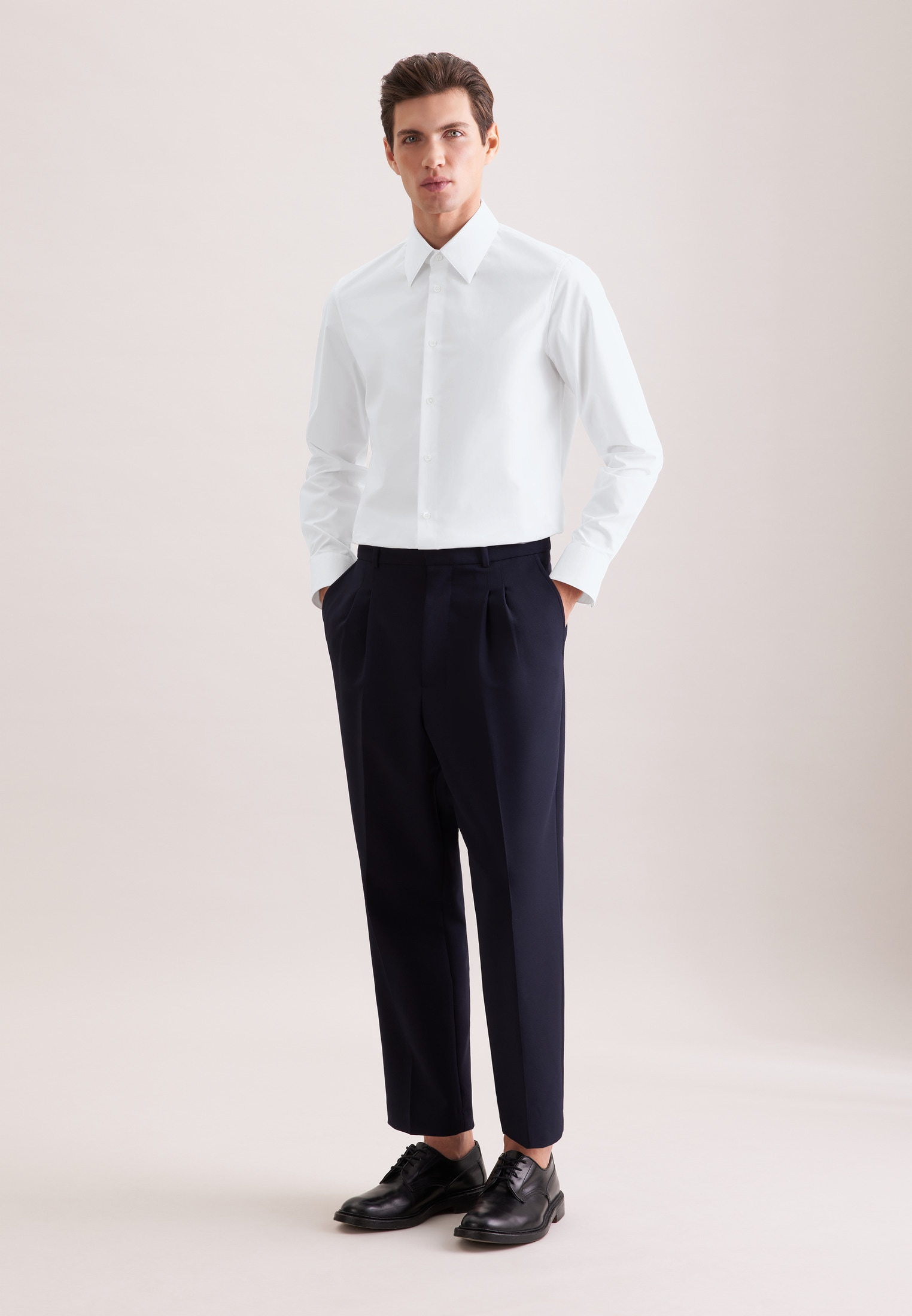 seidensticker Businesshemd »Schwarze Rose« Straight 1/1 Kentkragen Uni