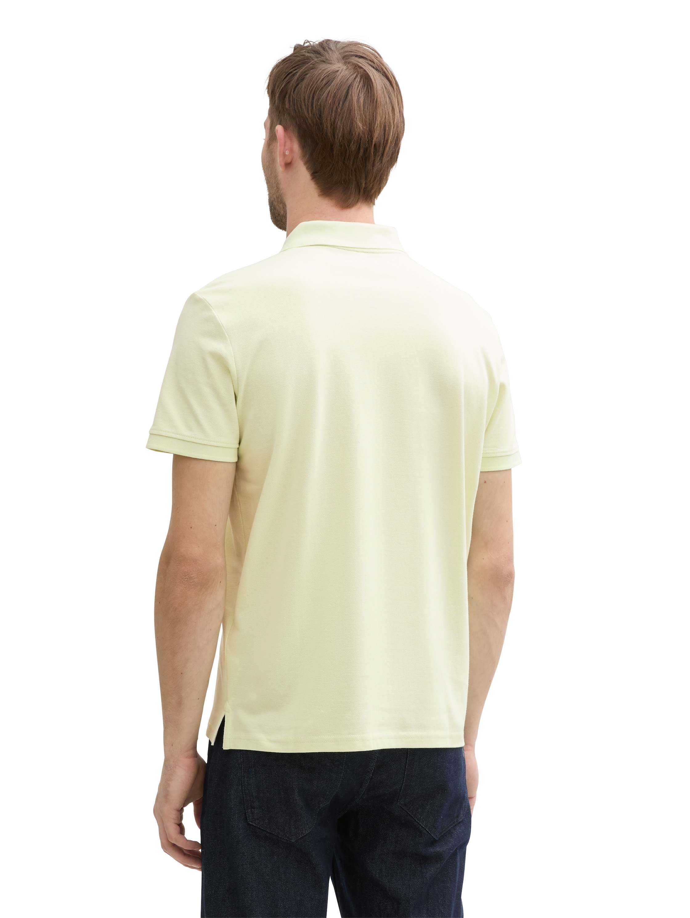 TOM TAILOR Poloshirt, mit farblich hervorgehobener Knopfleiste