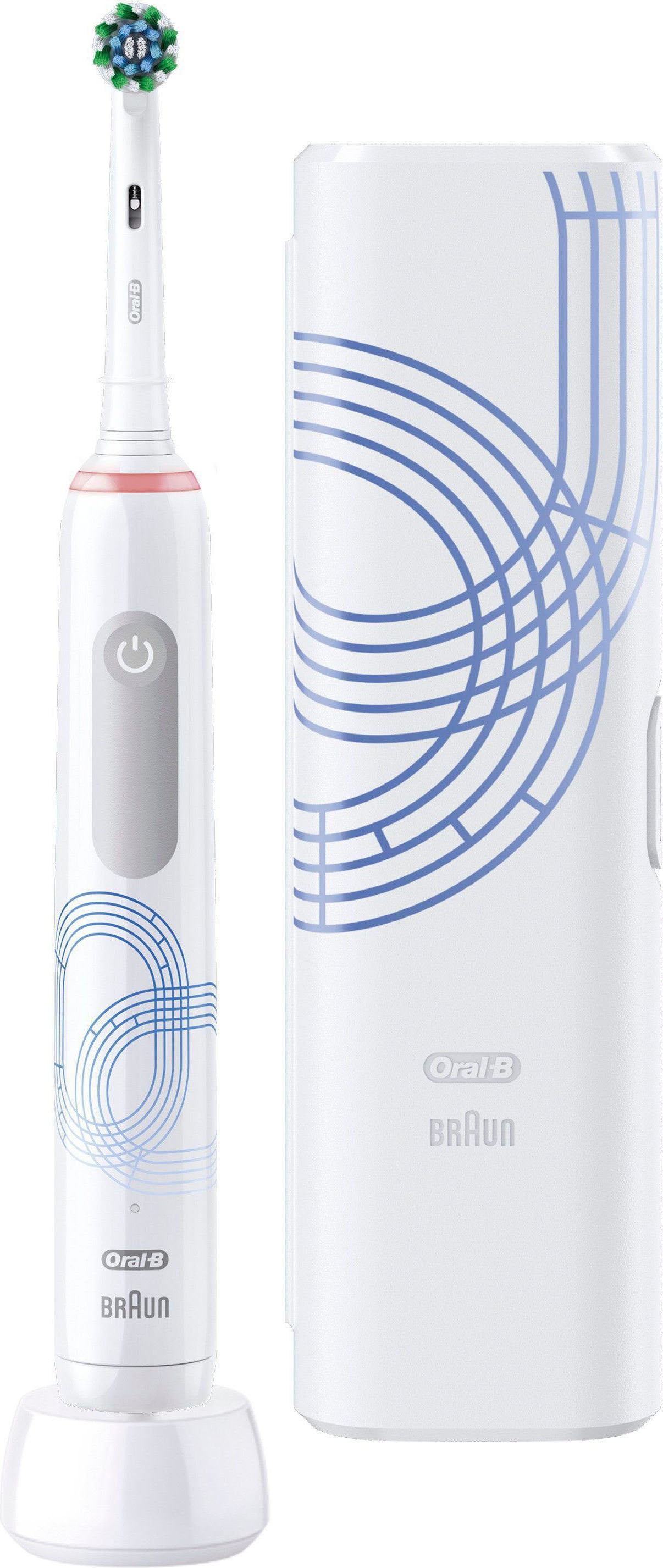 Oral-B Elektrische Zahnbürste »Pro 3 3500 Special Edition«, 1 St. Aufsteckbürsten, 360°-Andruckkontrolle