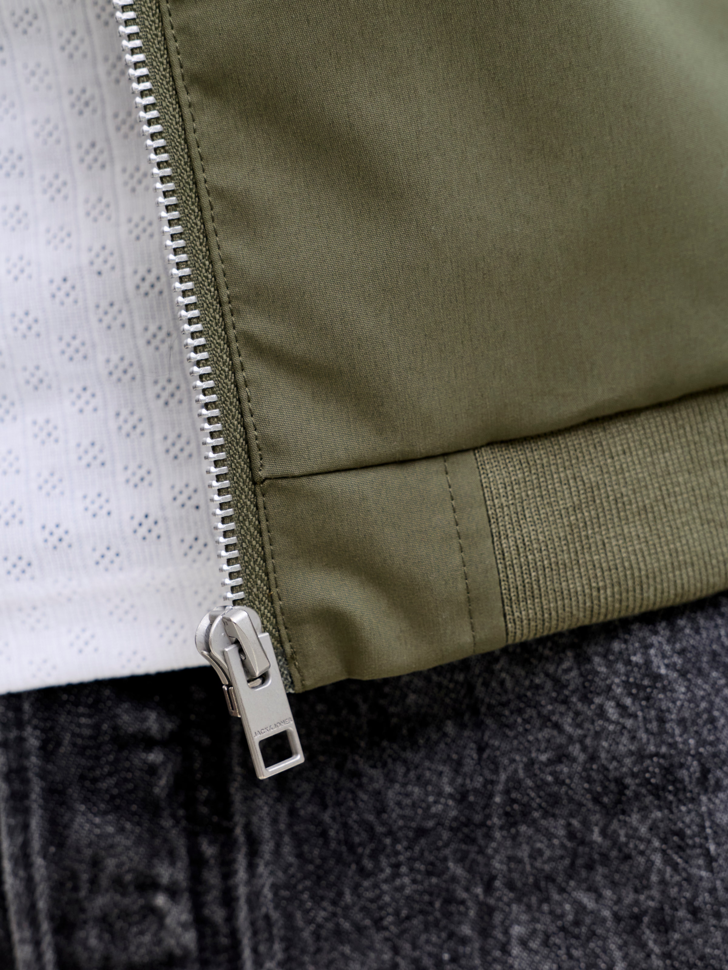 Jack & Jones PlusSize Bomberjacke »JJERUSH HARRINGTON BOMBER NOOS PLS« mit Stehkragen