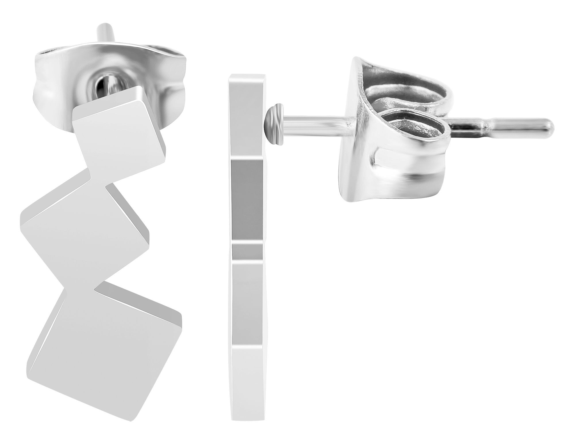 Adelia´s Paar Ohrstecker »Damen Ohrringe ¿ Ohrstecker aus Edelstahl«