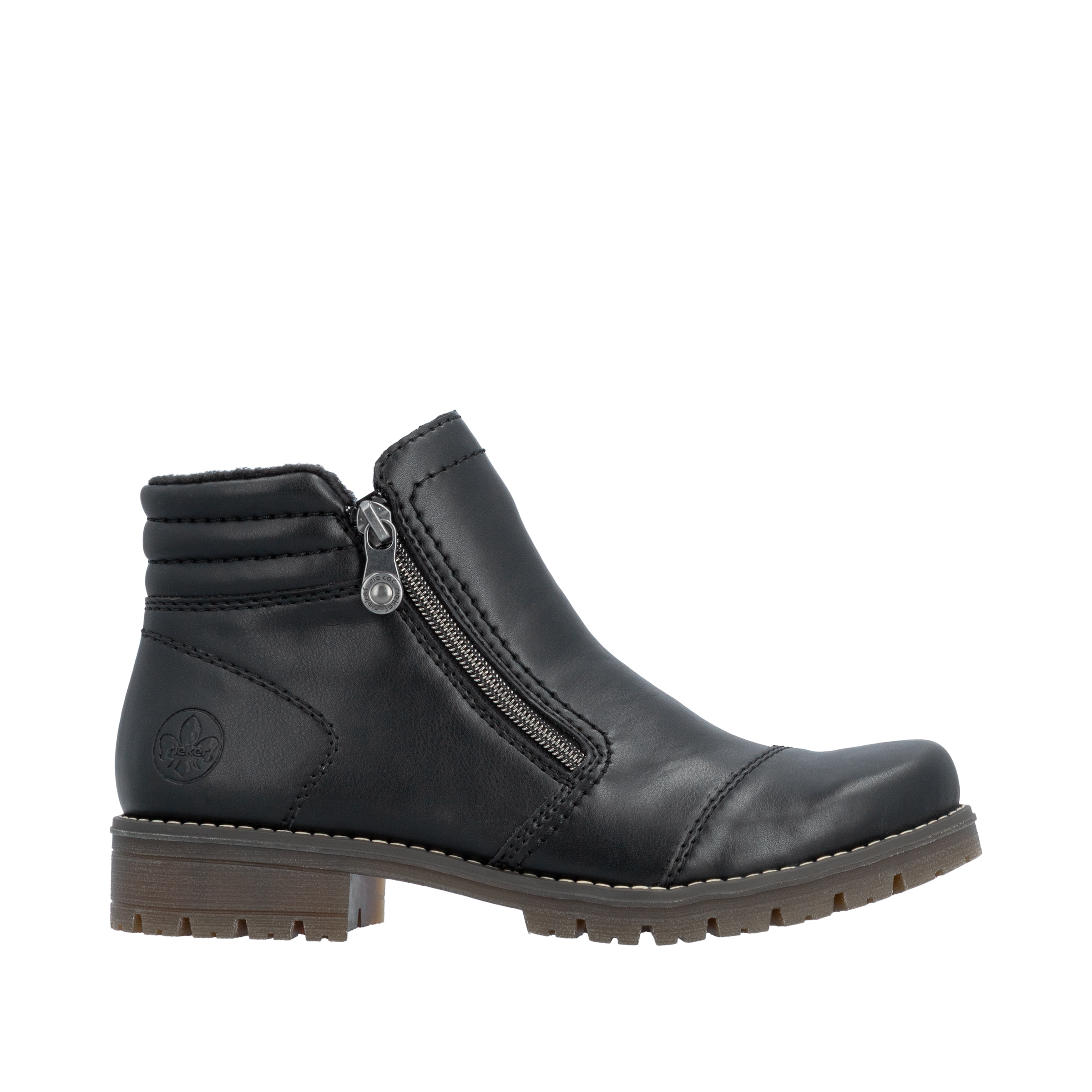 Rieker Stiefelette  Klassik-Boots, Casual-Stiefelette mit zwei Reißverschlüssen