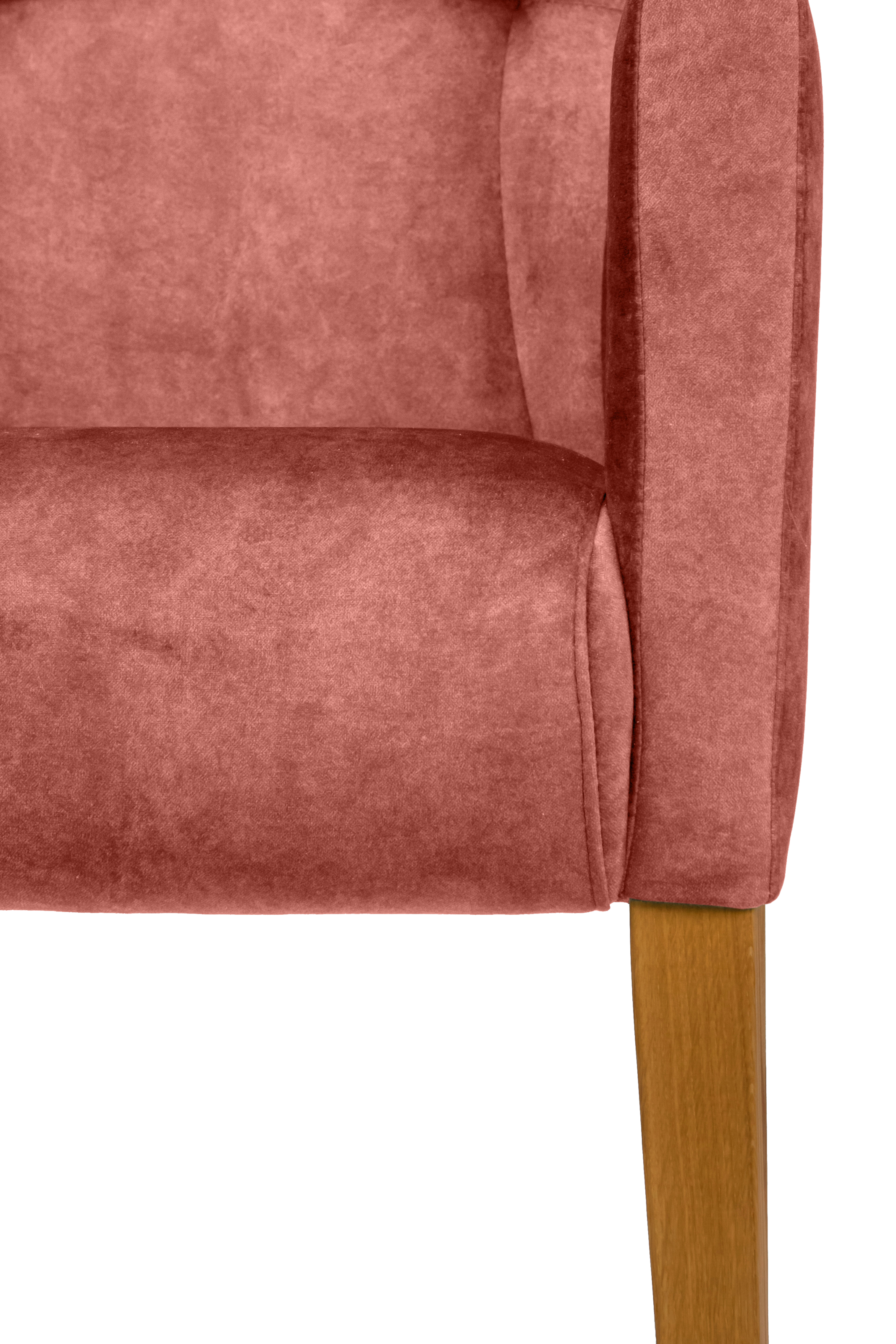Home affaire Armlehnstuhl »King«, Samtvelours, Esszimmerstuhl mit Knopfheftung