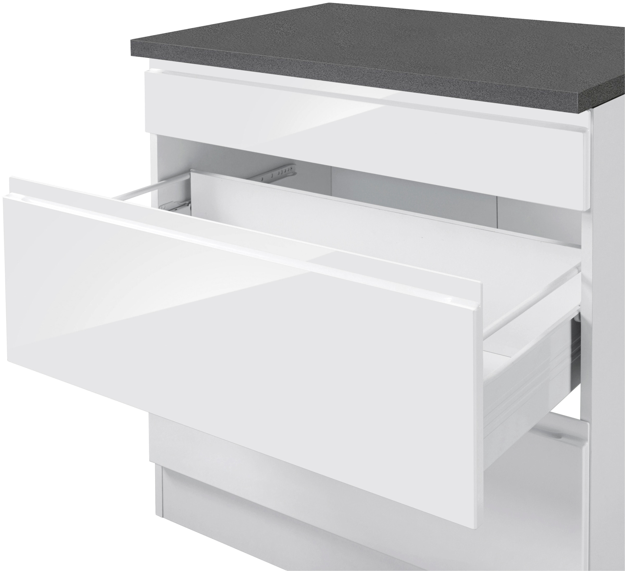 KOCHSTATION Küchenzeile »KS-Virginia« Breite 330 cm, wahlweise mit Induktion