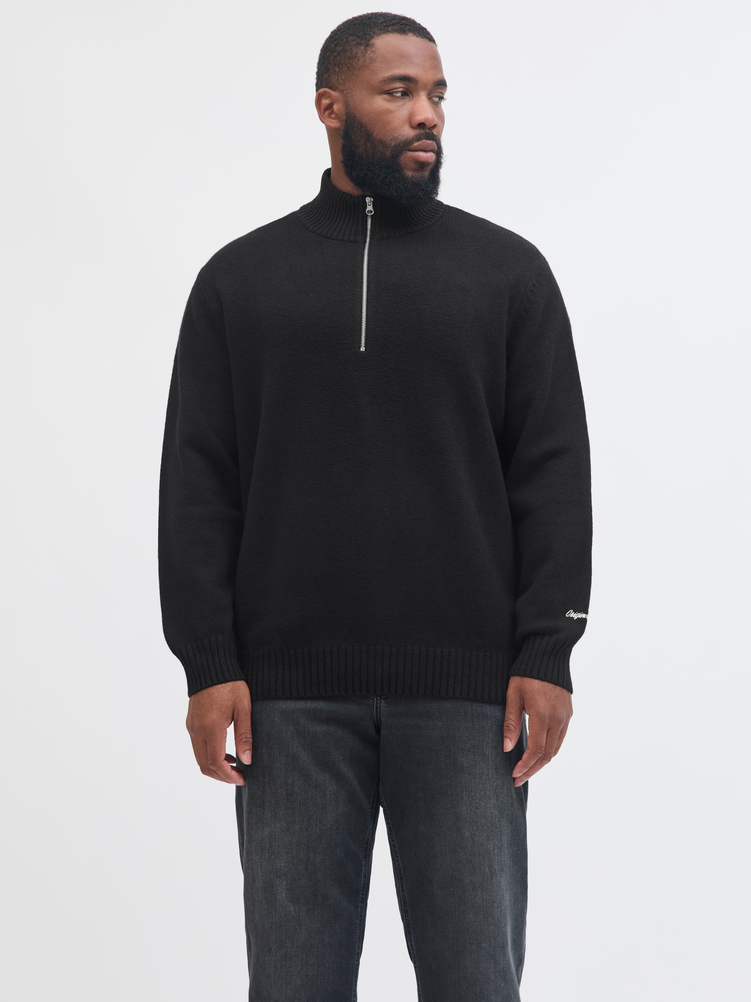 Jack & Jones PlusSize Troyer »JORNORREBRO KNIT HALF ZIP PLS«