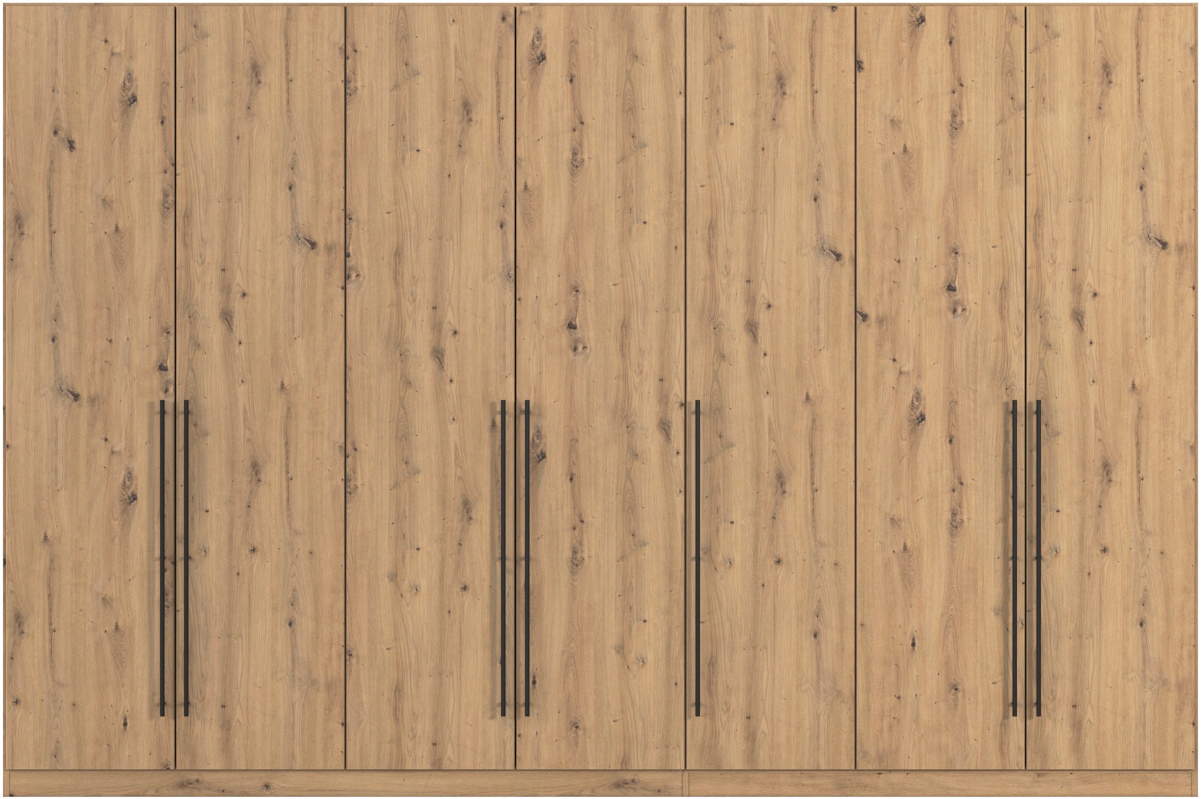 rauch Kleiderschrank »Drehtürenschrank Schrank Garderobe Wäscheschrank Schlafzimmer AVOLA«, (in 3 verschiedenen Ausstattungen BASIC/CLASSIC/PREMIUM), mit hochwertigen Stangengriffen in Schwarz aus Metall MADE IN GERMANY