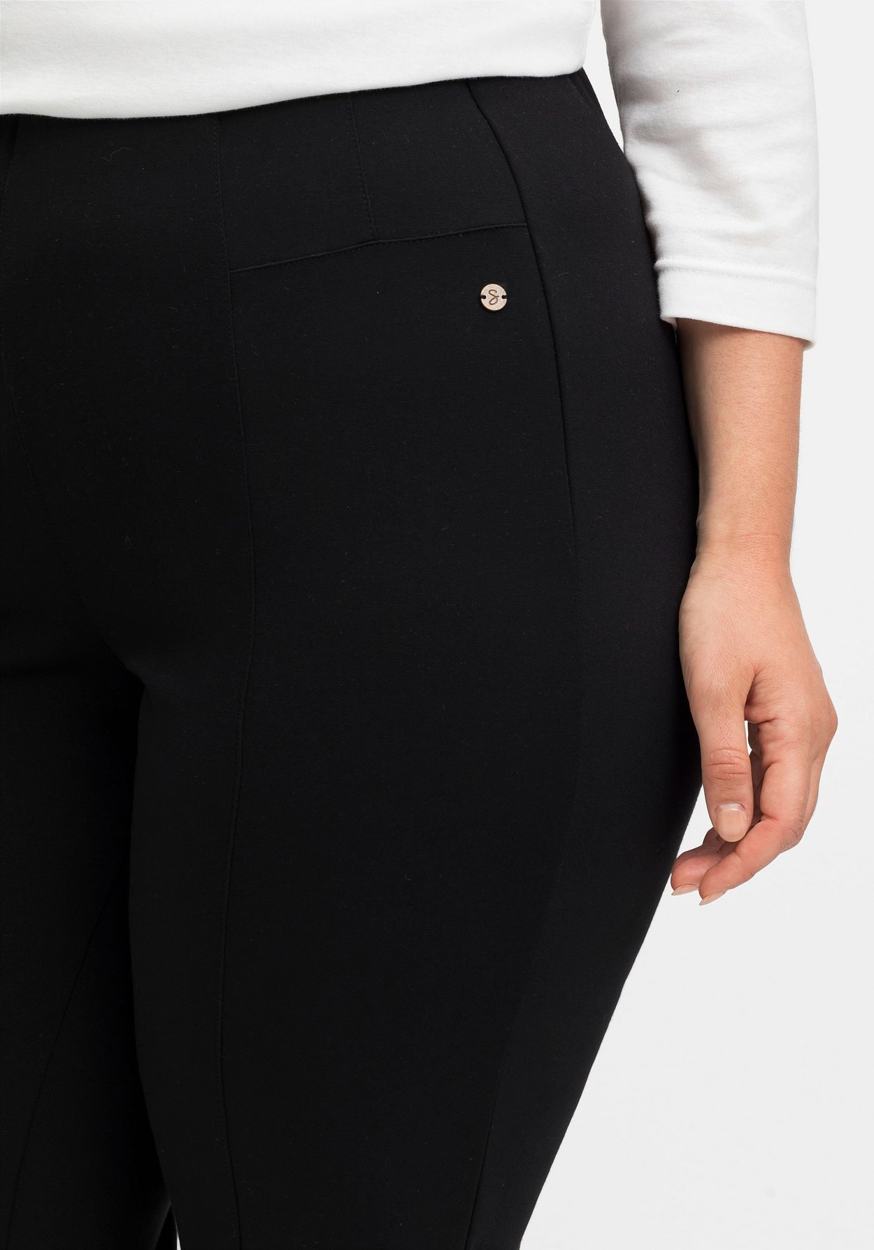 Sheego Schlupfhose »Hose aus hochwertiger Interlock-Qualität«