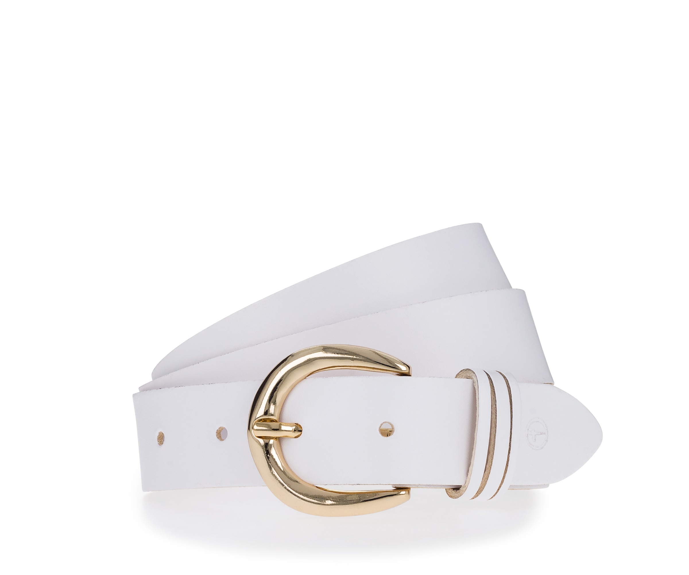 Tamaris Ledergürtel »"Clara Gold"« 3 cm Breite, aus Rindsleder, mit goldfarbener Dornschnalle