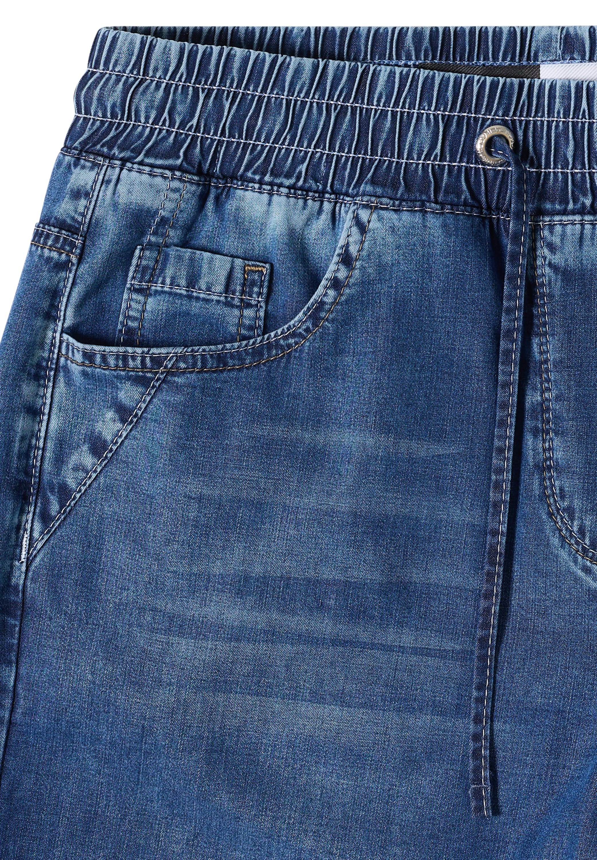 Cecil Loose-fit-Jeans »Style Neele« mit elastischem Bund und Kordelzug