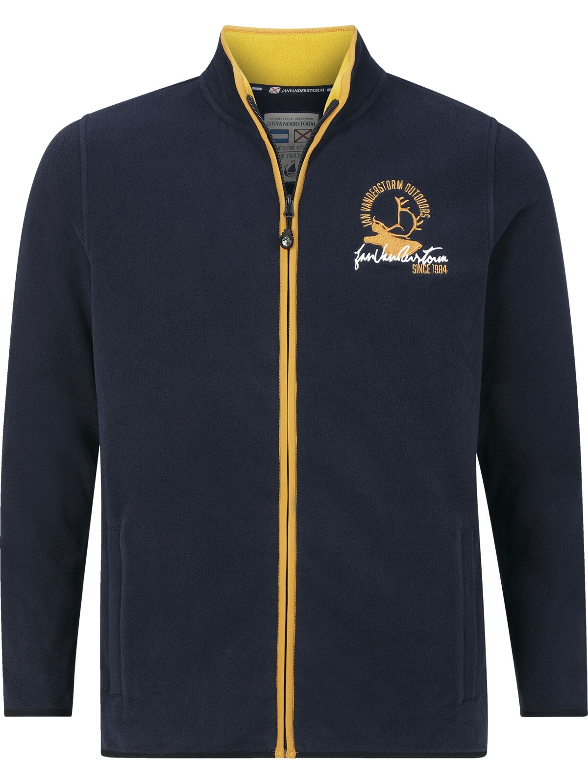 Jan Vanderstorm Sweatjacke »Fleecejacke HALLVAR«