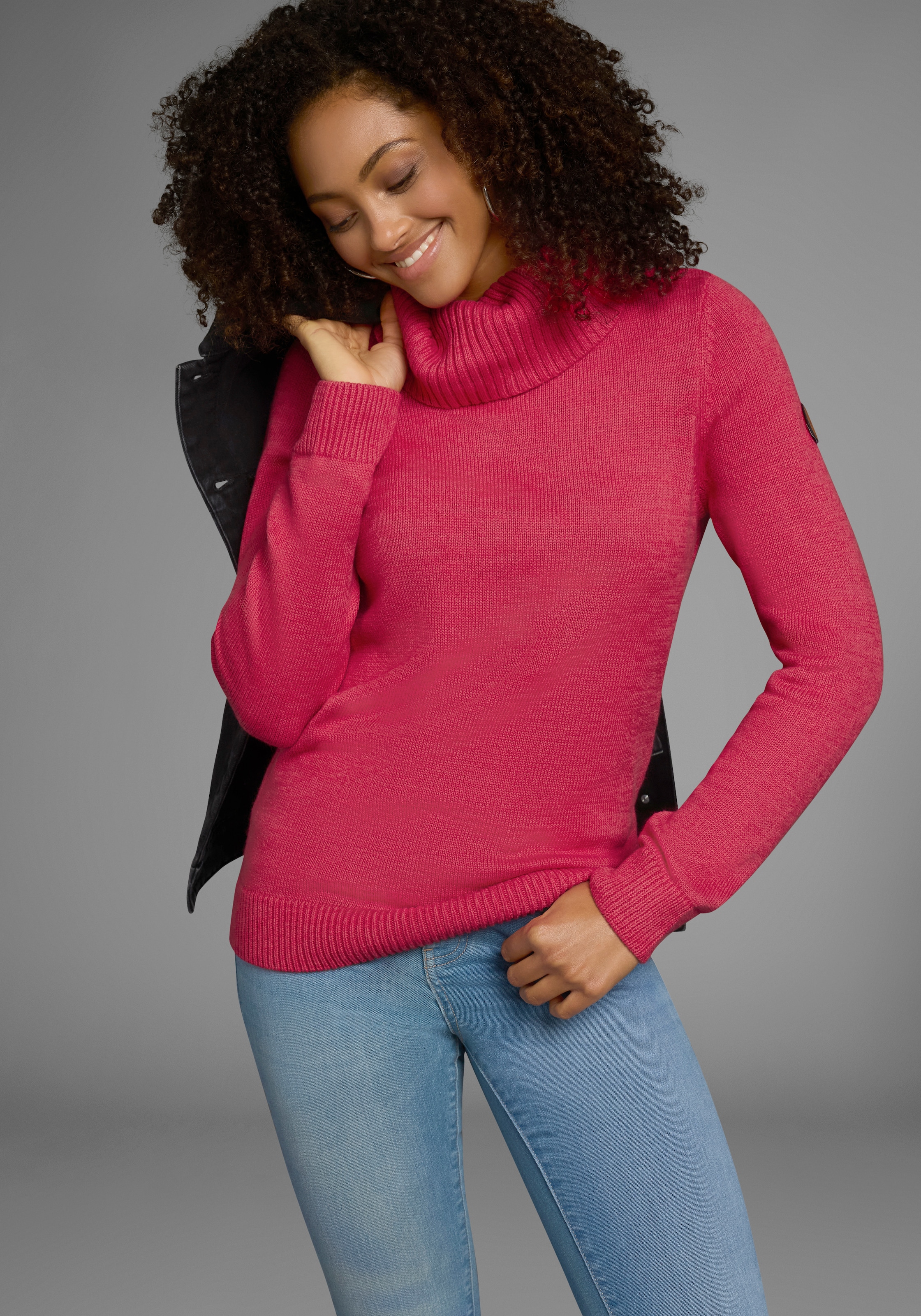 KangaROOS Rollkragenpullover, in klassischer Form