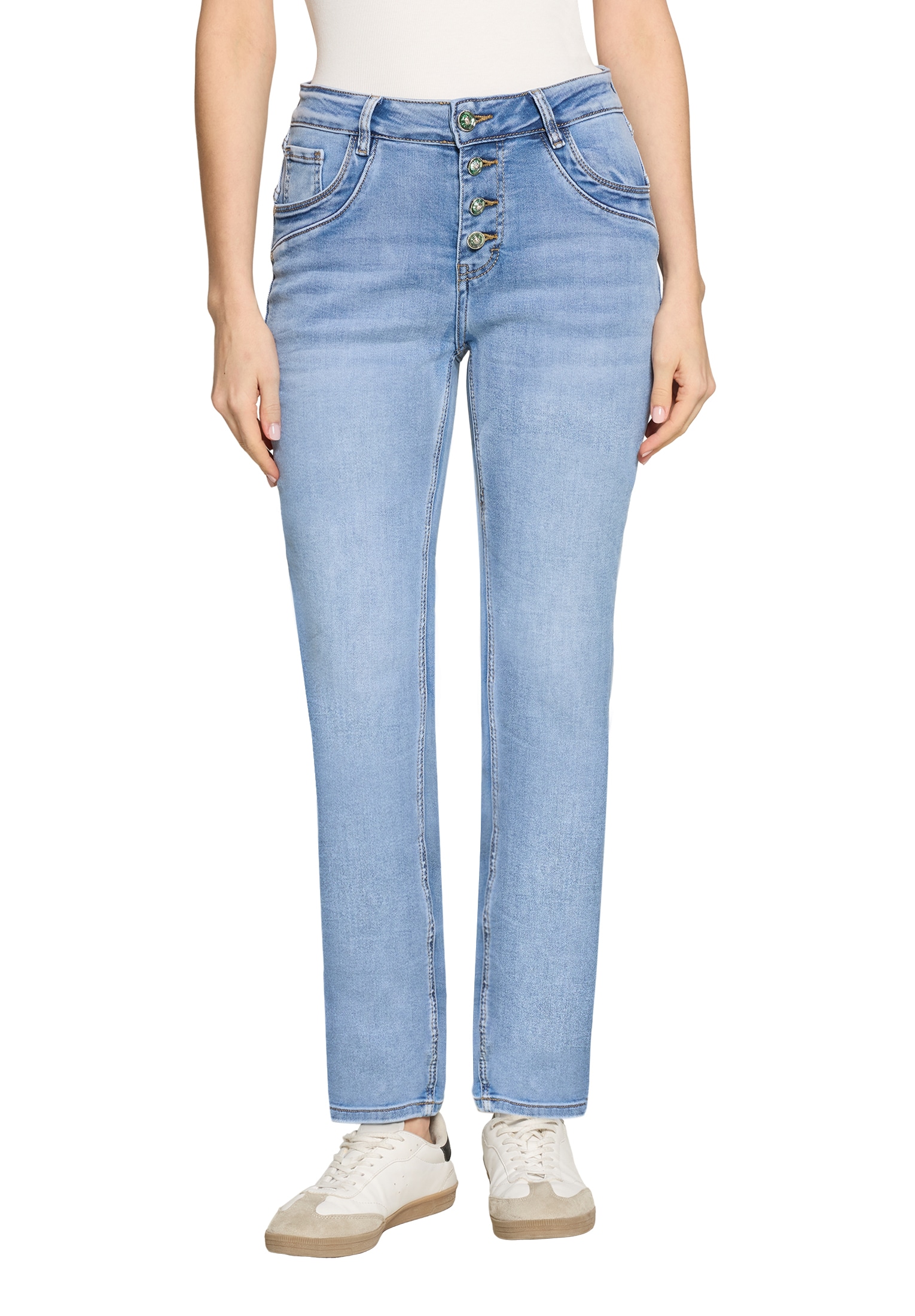 Cartoon Boyfriend-Hose »Boyfriend-Jeans im Vintage-Look«