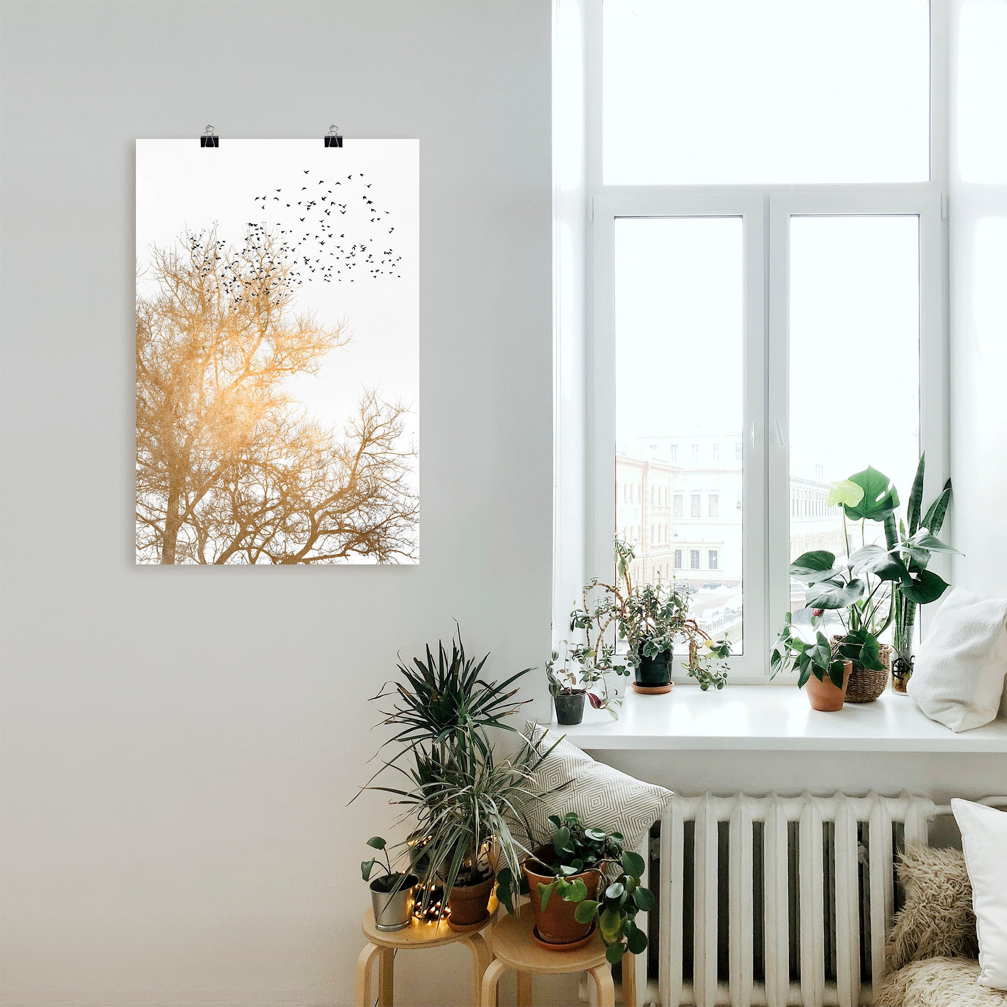 Artland Wandbild »Goldener Himmel« Himmelsbilder 1 Stk. tlg. als Leinwandbild, Poster in verschied. Größen